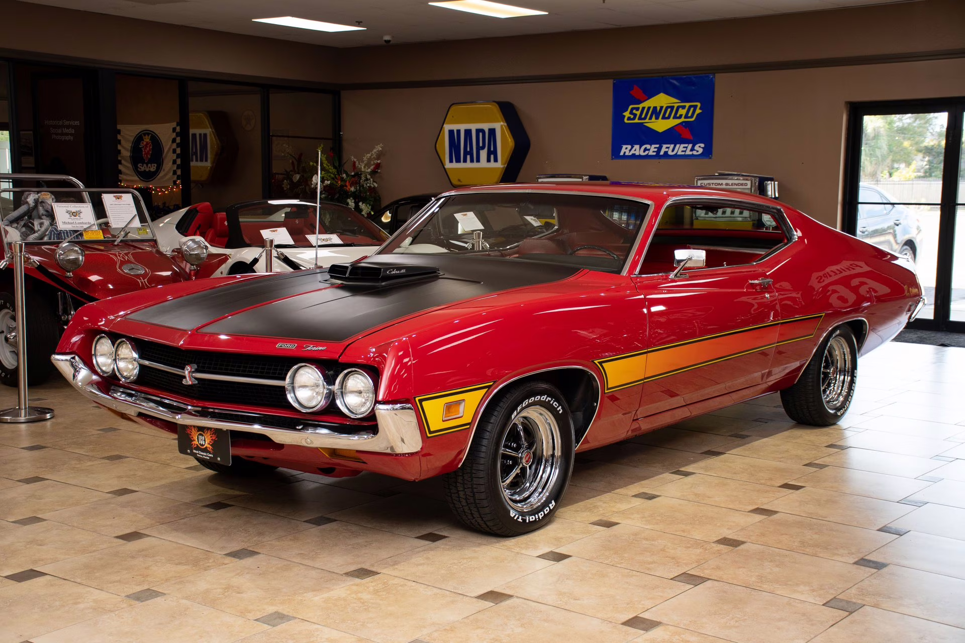 1971 Candyapple Red Ford Torino