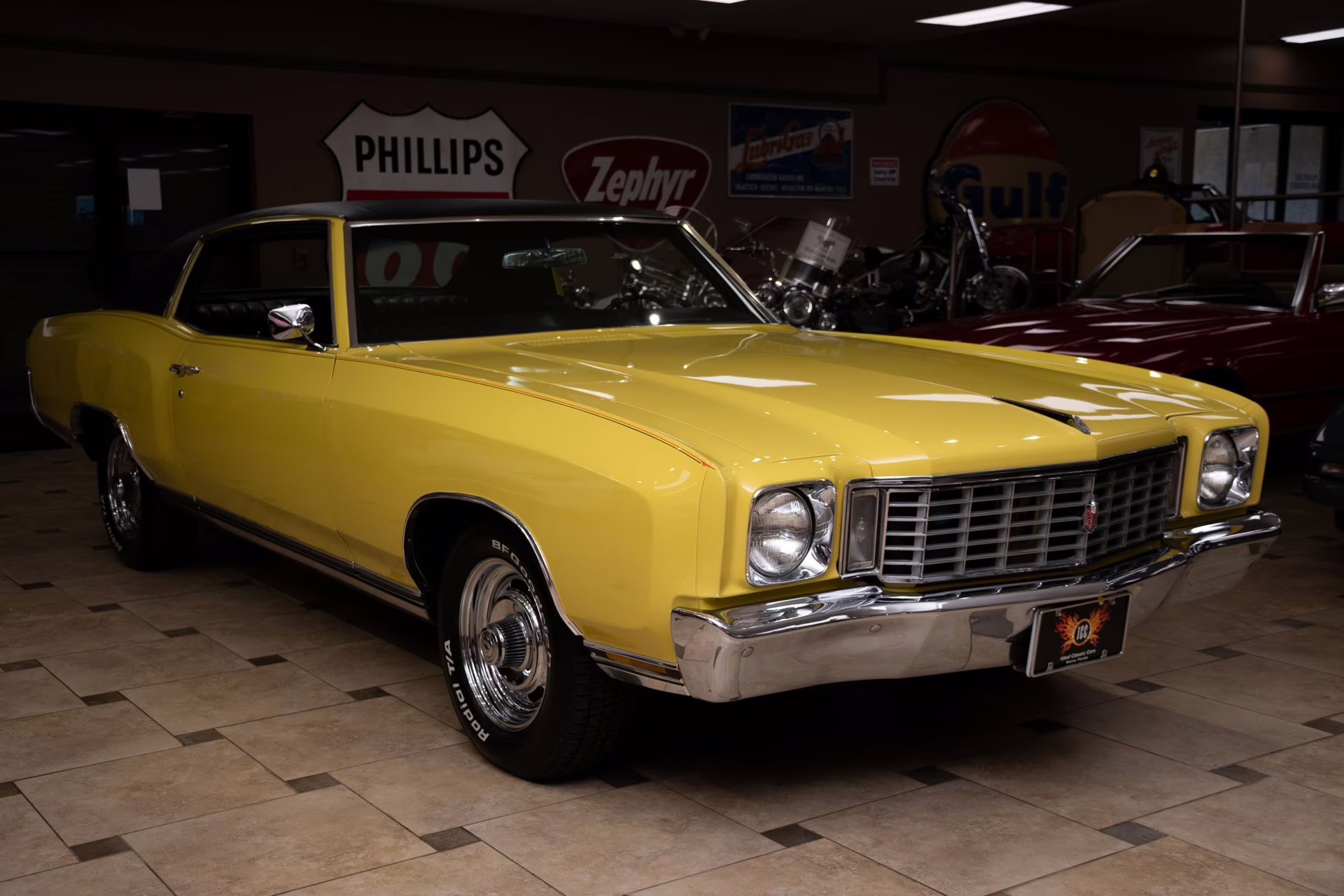 1972 Cream Yellow Chevrolet Monte Carlo