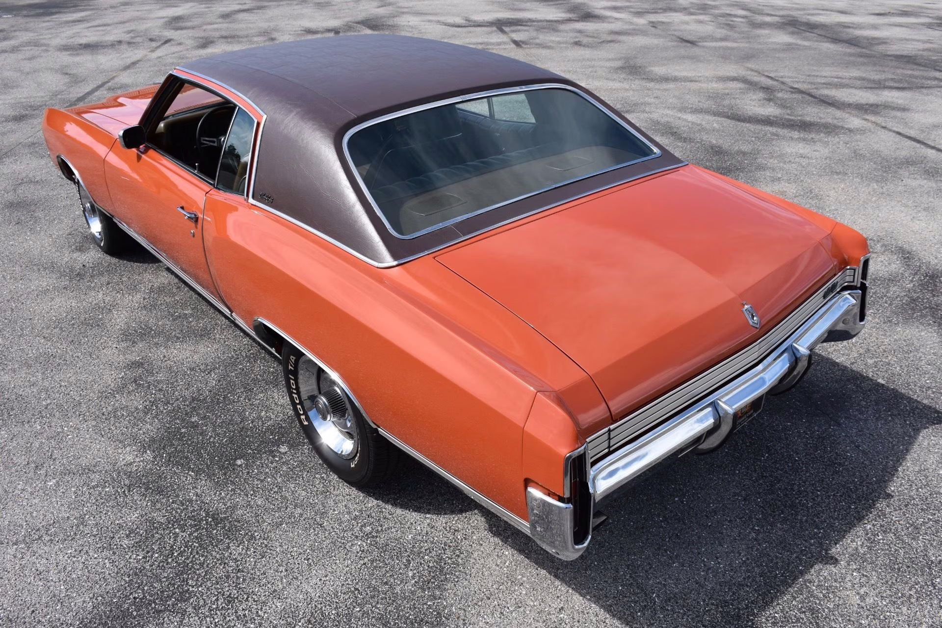 1972 Orange Chevrolet Monte Carlo