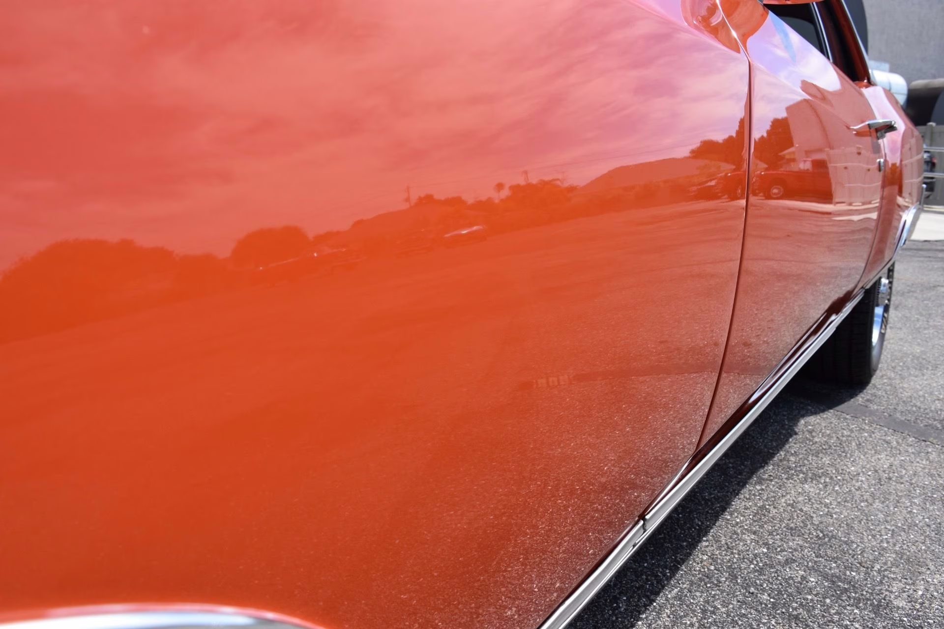 1972 Orange Chevrolet Monte Carlo