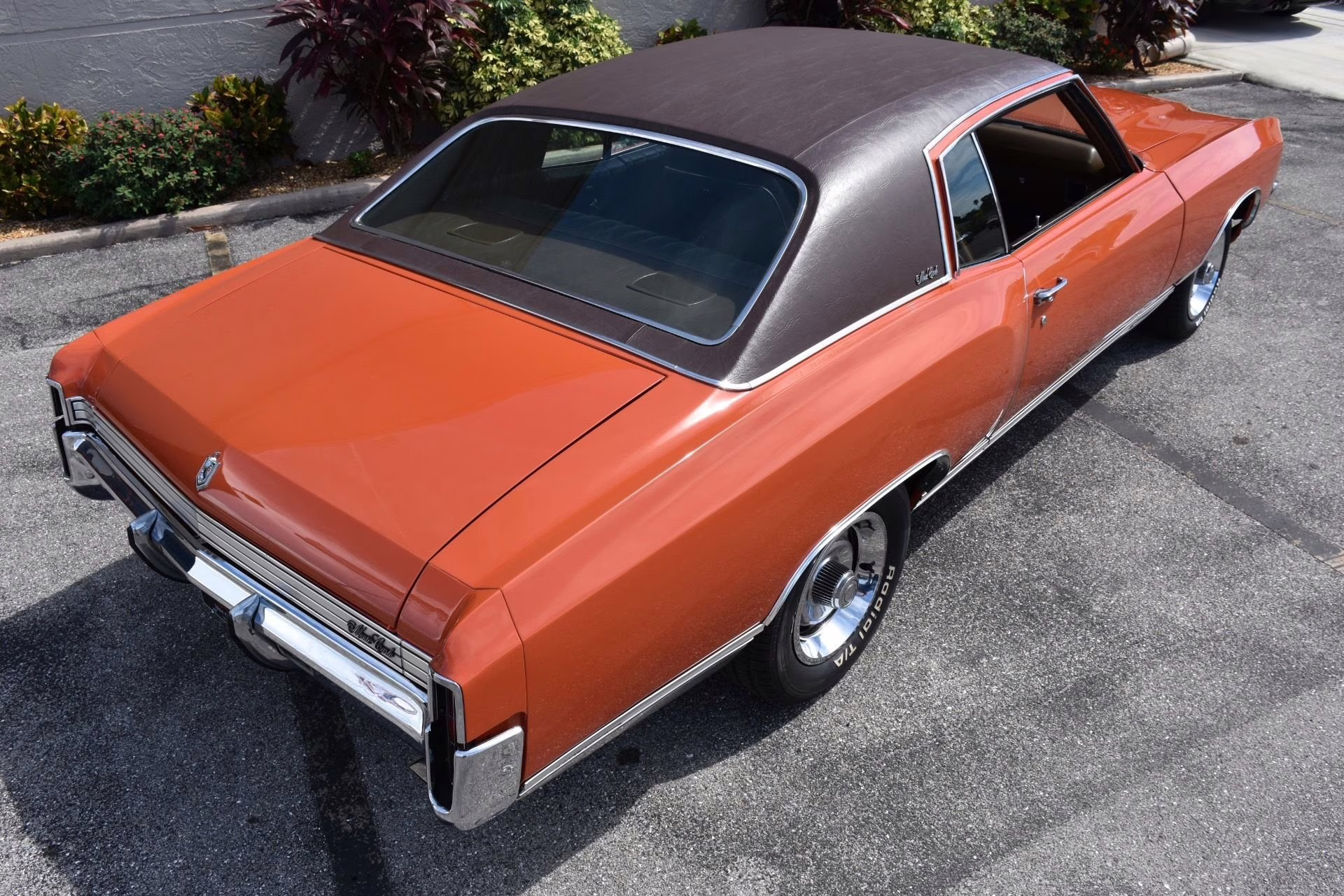 1972 Orange Chevrolet Monte Carlo