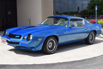 1979 Blue Chevrolet Camaro
