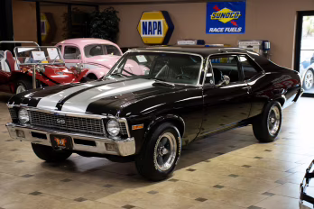 1972 Tuxedo Black Chevrolet Nova