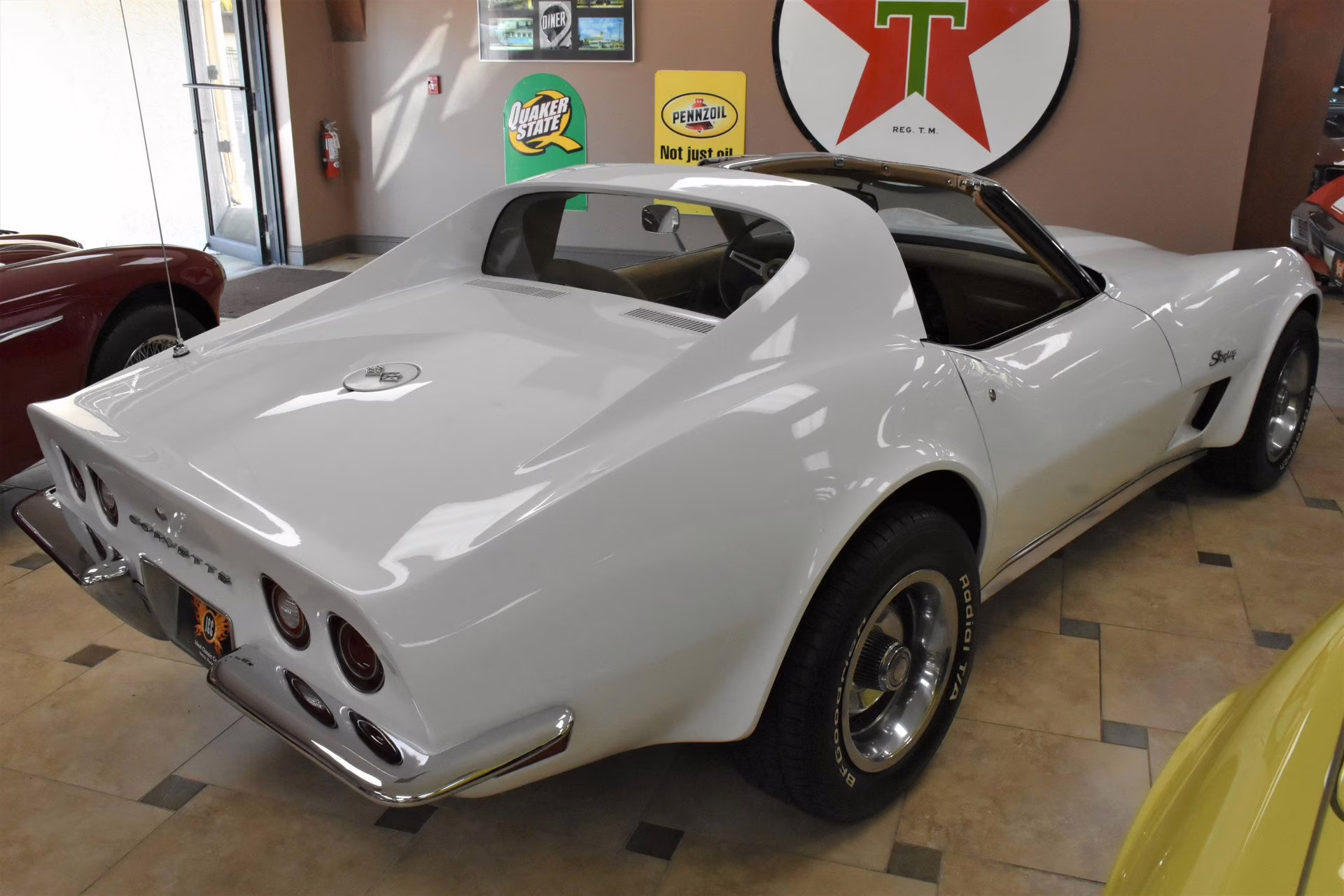 1973 Classic White Chevrolet Corvette