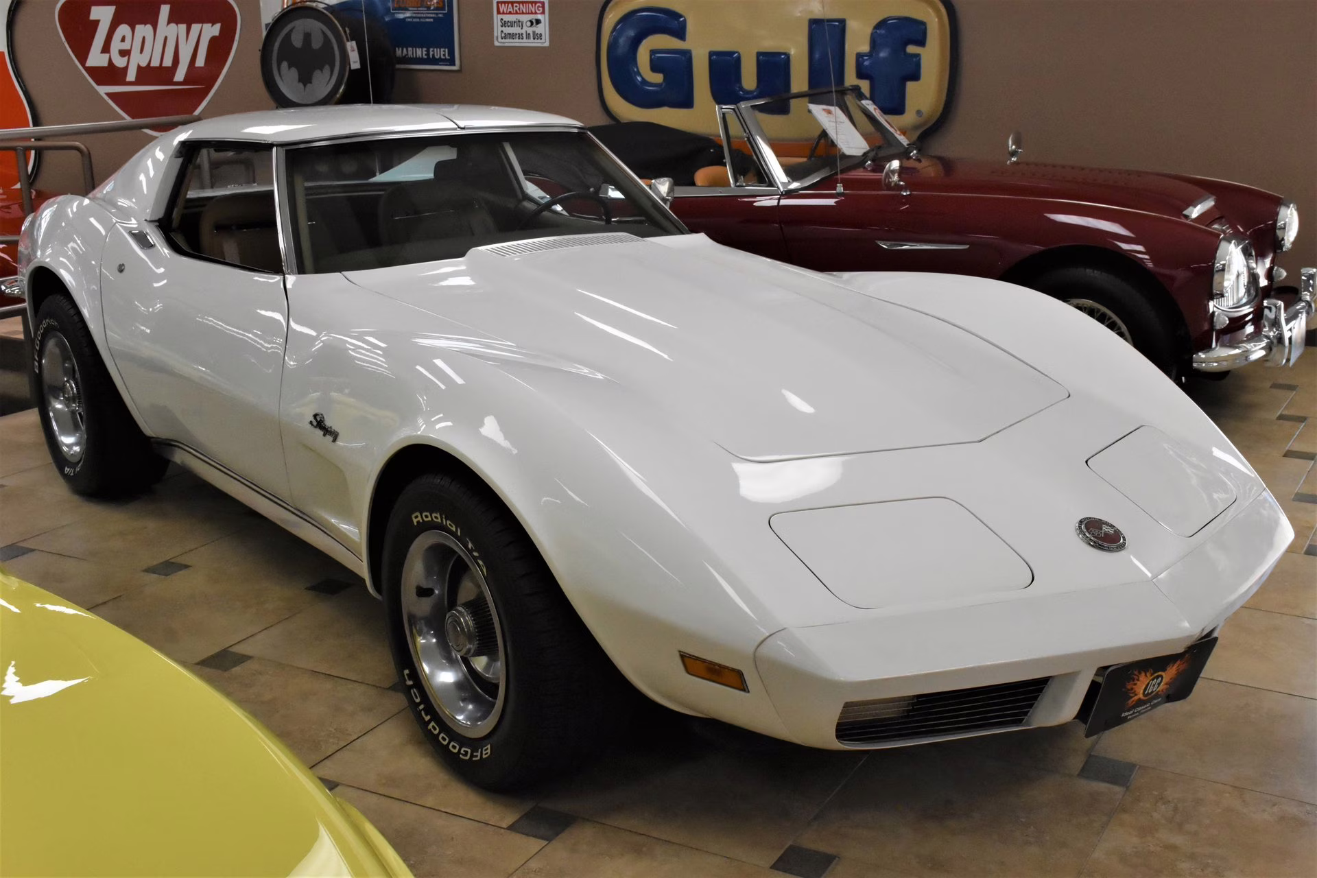 1973 Classic White Chevrolet Corvette