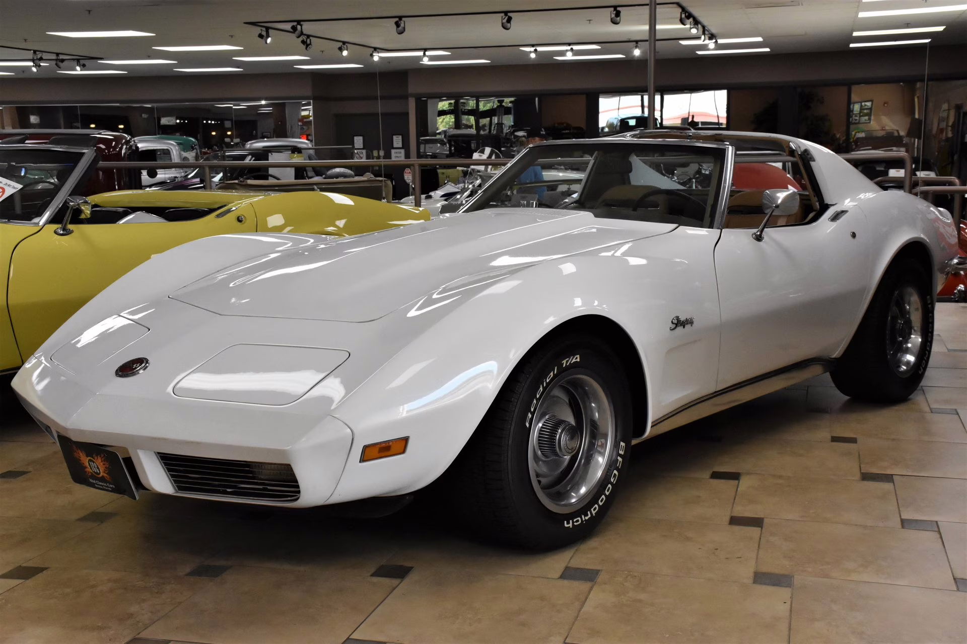 1973 Classic White Chevrolet Corvette