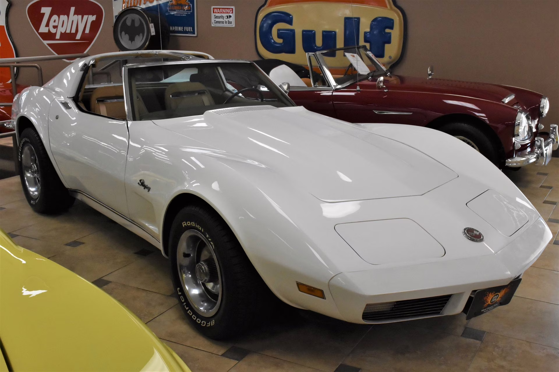1973 Classic White Chevrolet Corvette