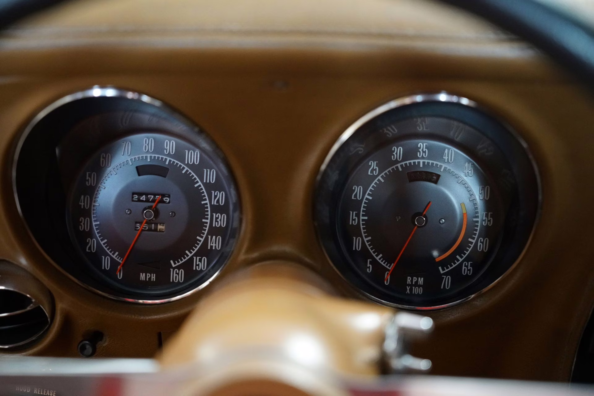 1972 Red Chevrolet Corvette