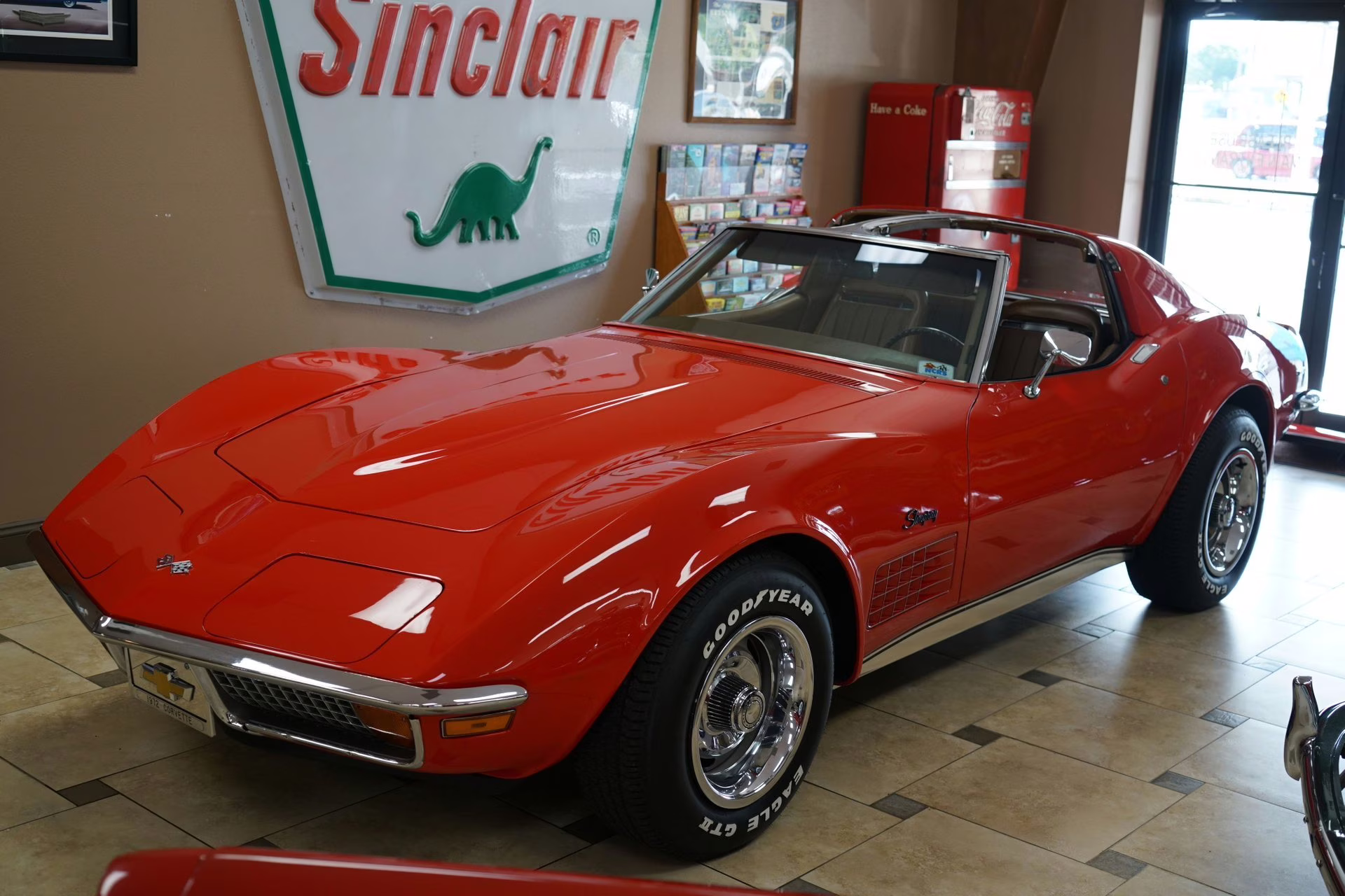 1972 Red Chevrolet Corvette