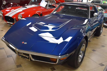 1972 Targa Blue Chevrolet Corvette