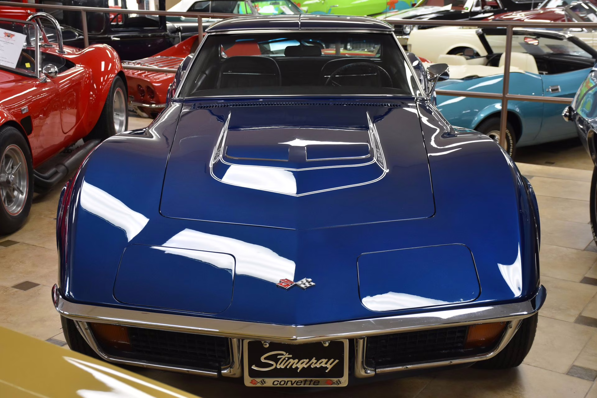 1972 Targa Blue Chevrolet Corvette