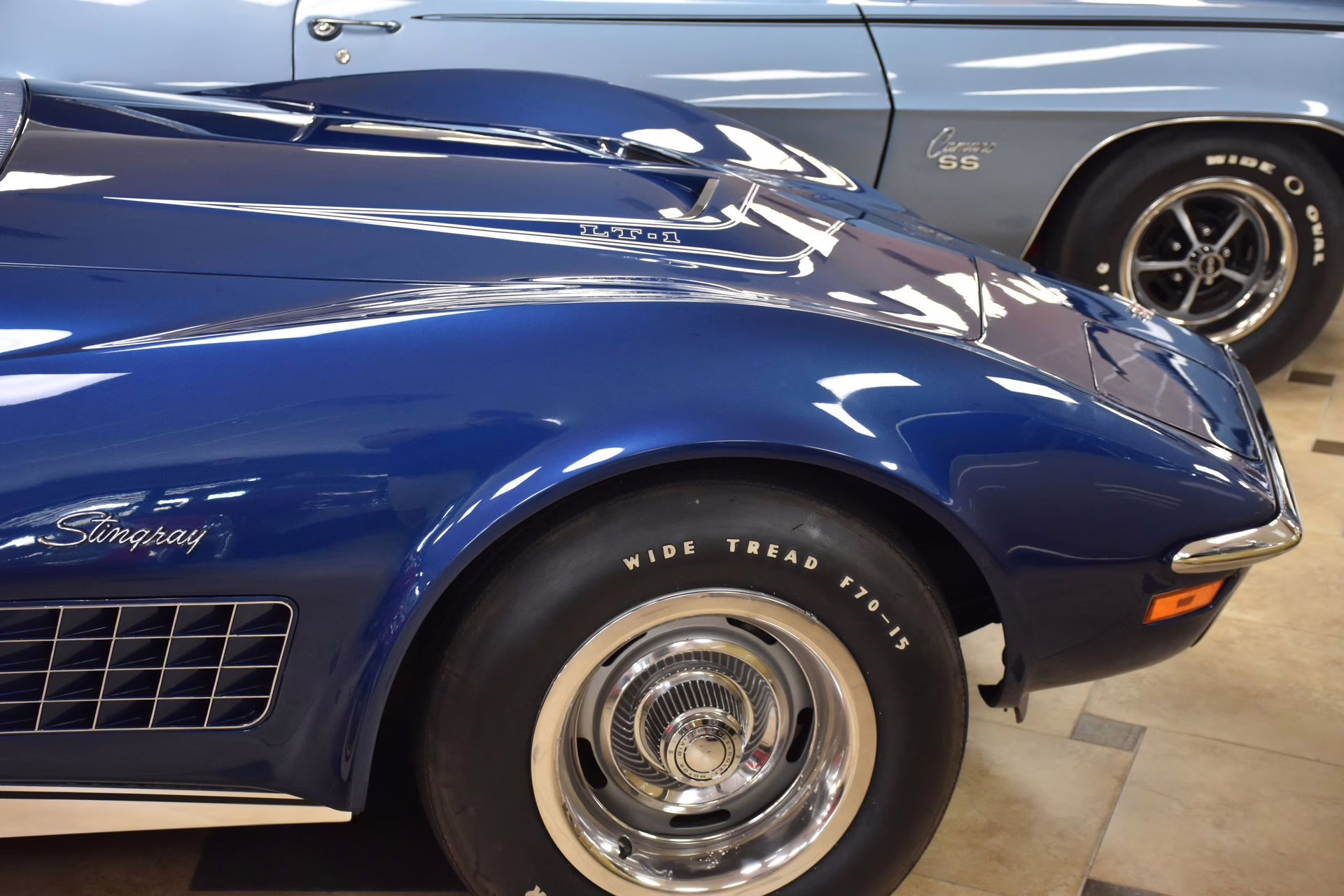 1972 Targa Blue Chevrolet Corvette
