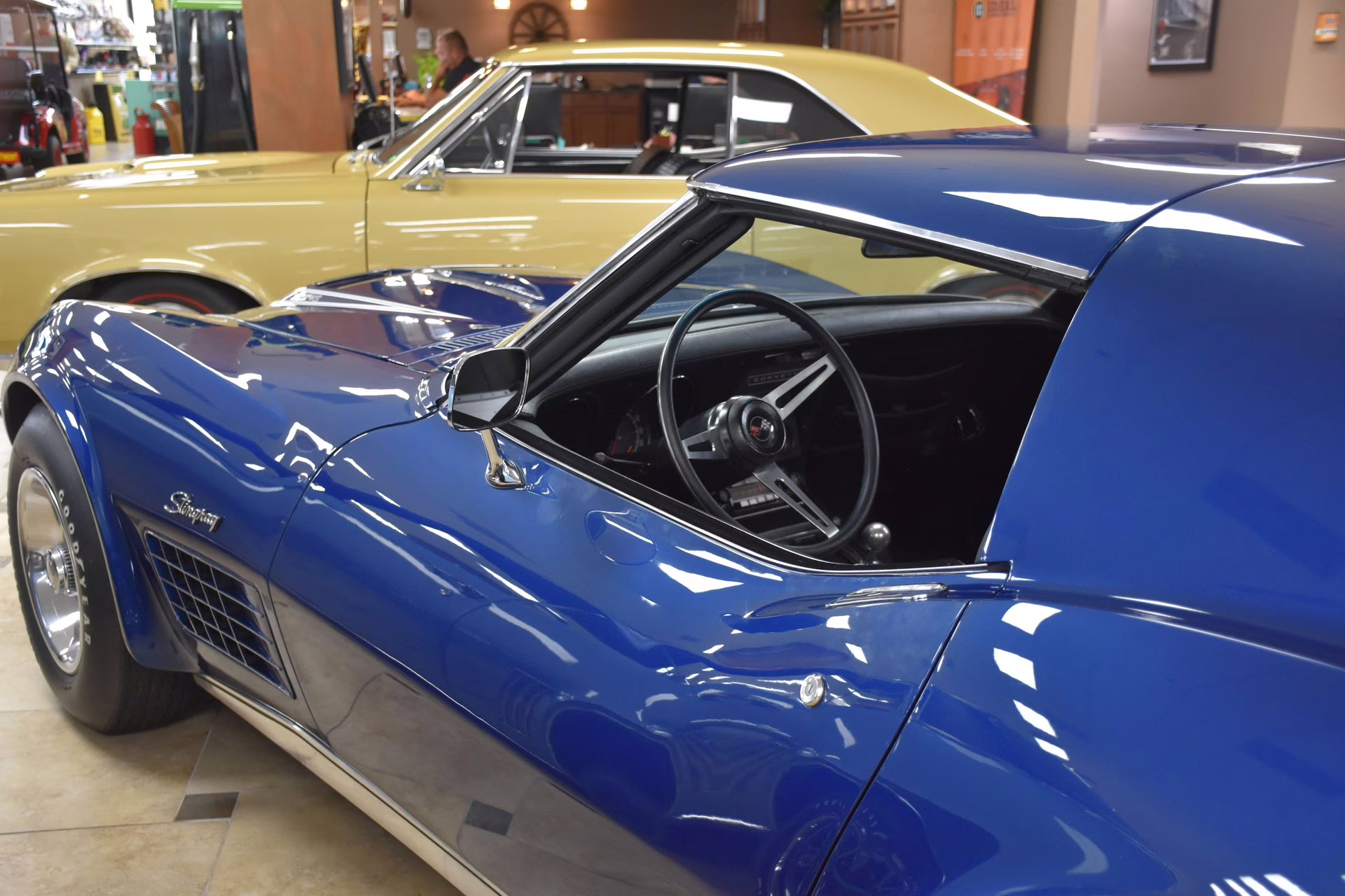 1972 Targa Blue Chevrolet Corvette