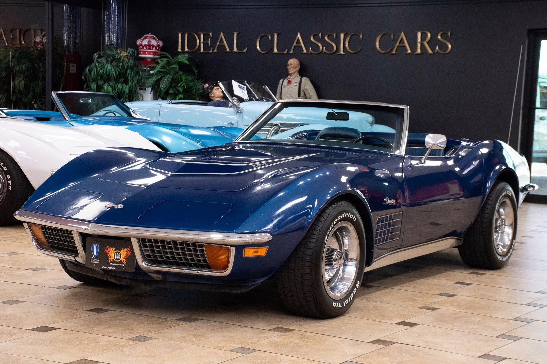 1972 Targa Blue Chevrolet Corvette