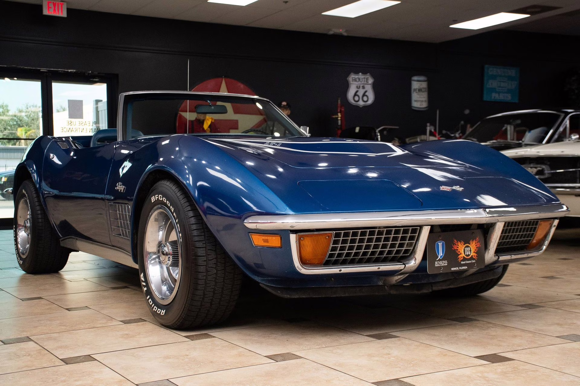 1972 Targa Blue Chevrolet Corvette