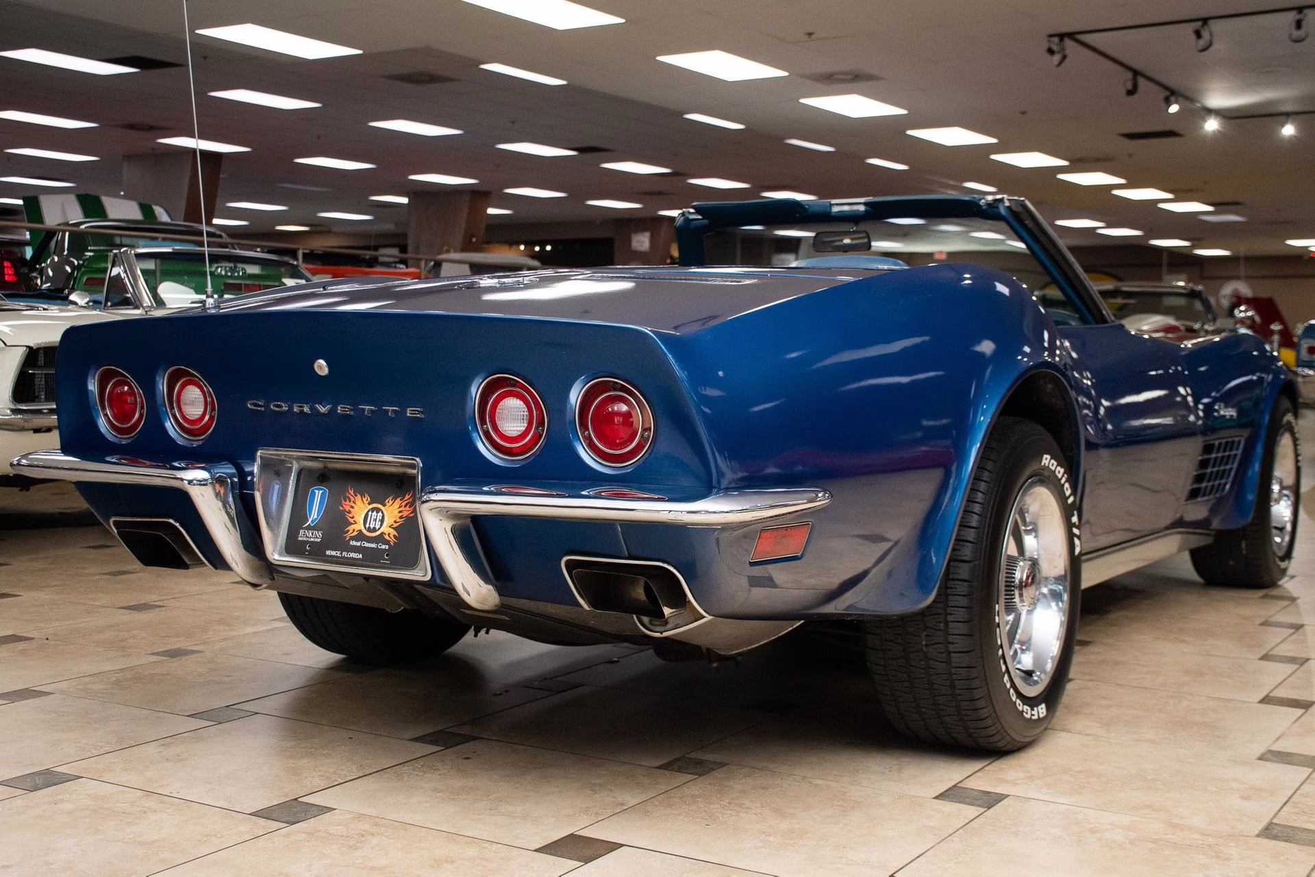 1972 Targa Blue Chevrolet Corvette