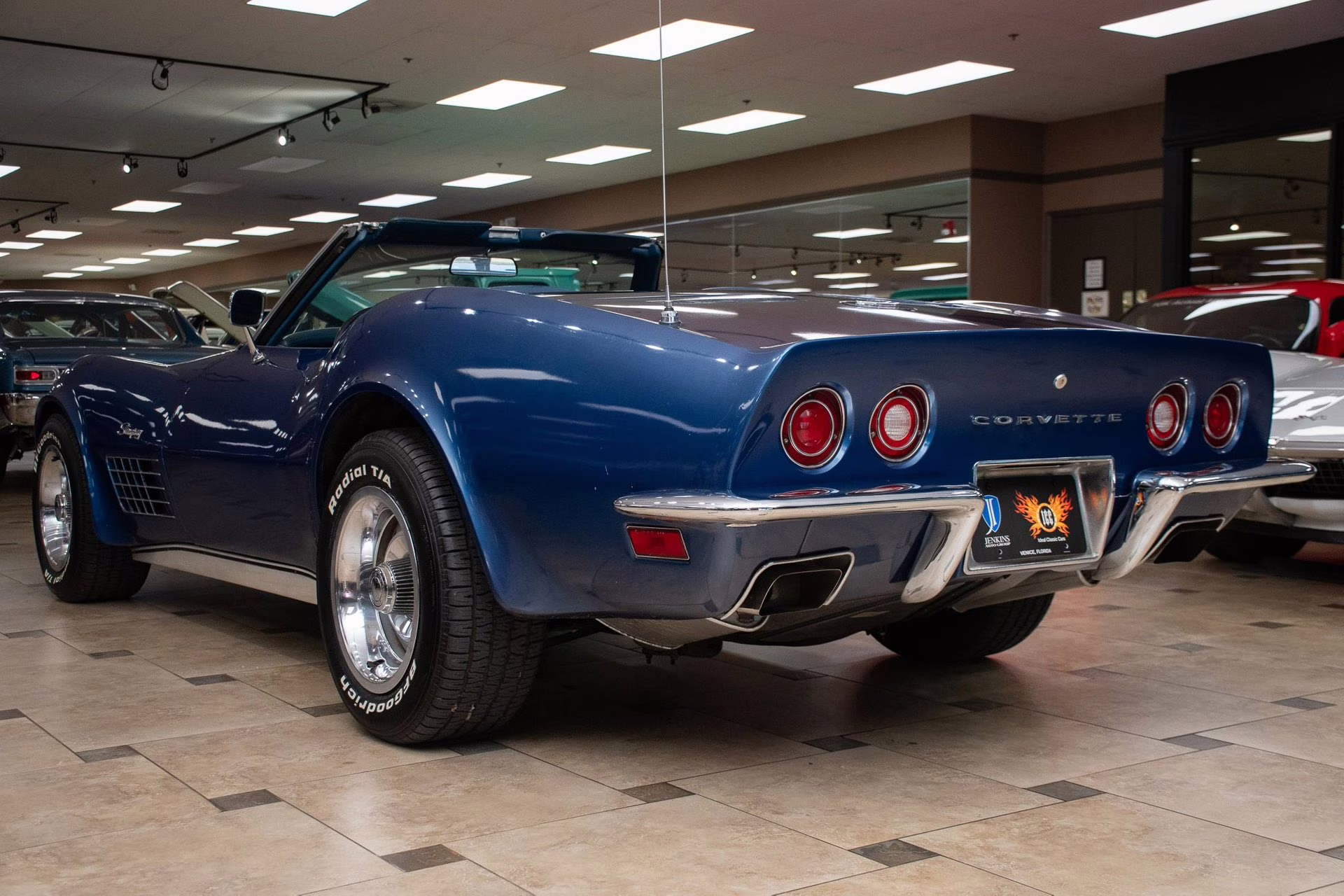 1972 Targa Blue Chevrolet Corvette