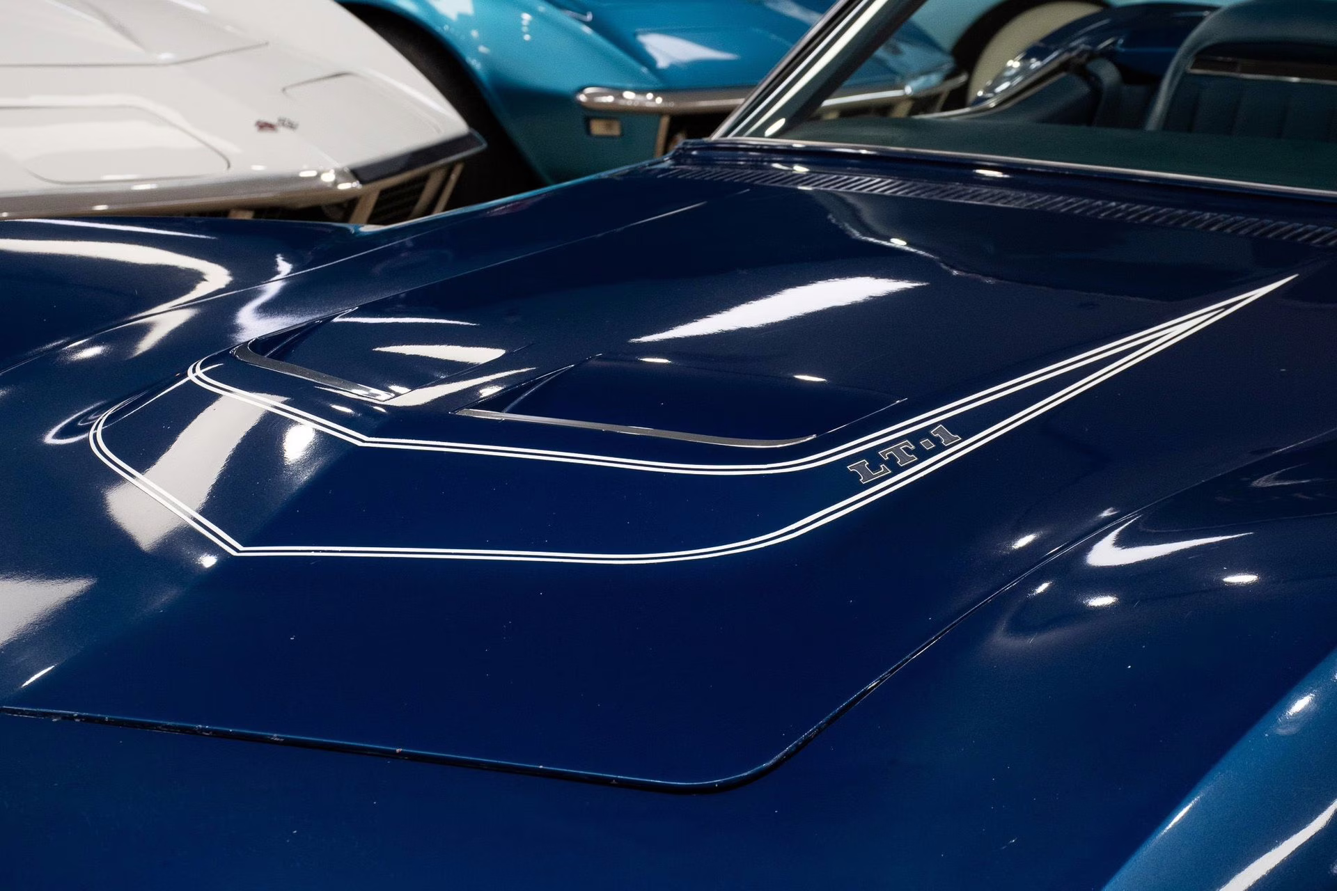 1972 Targa Blue Chevrolet Corvette