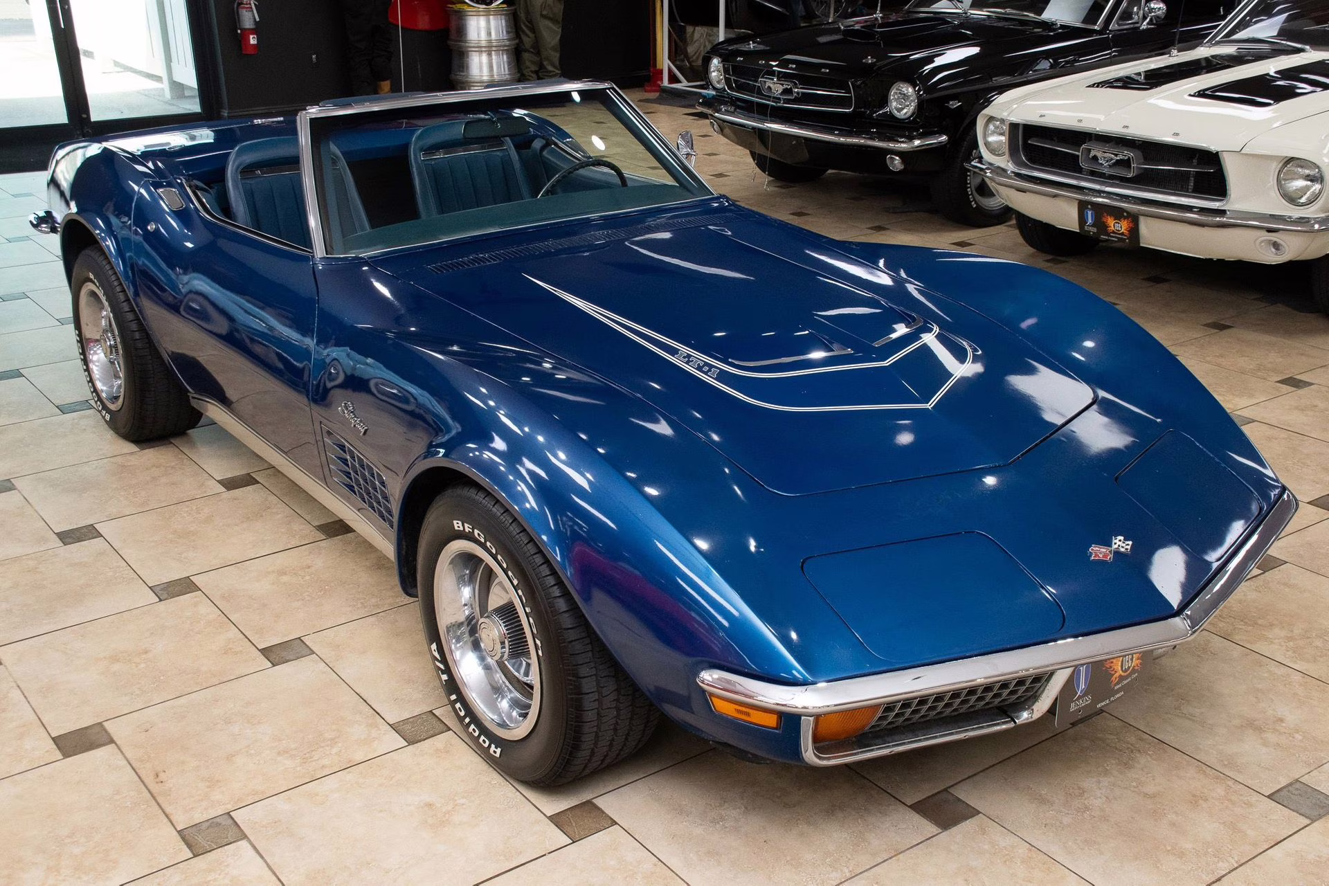 1972 Targa Blue Chevrolet Corvette