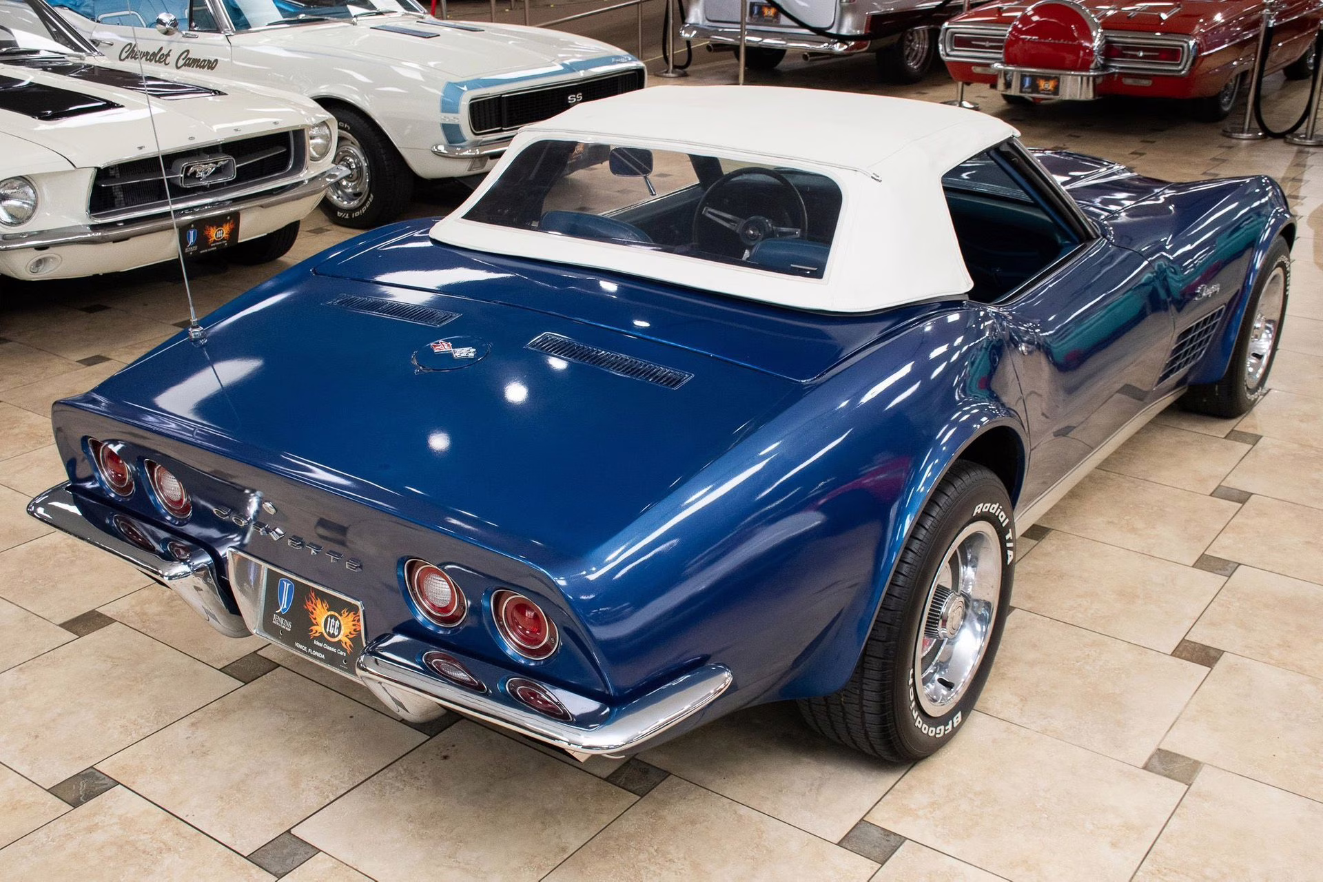 1972 Targa Blue Chevrolet Corvette