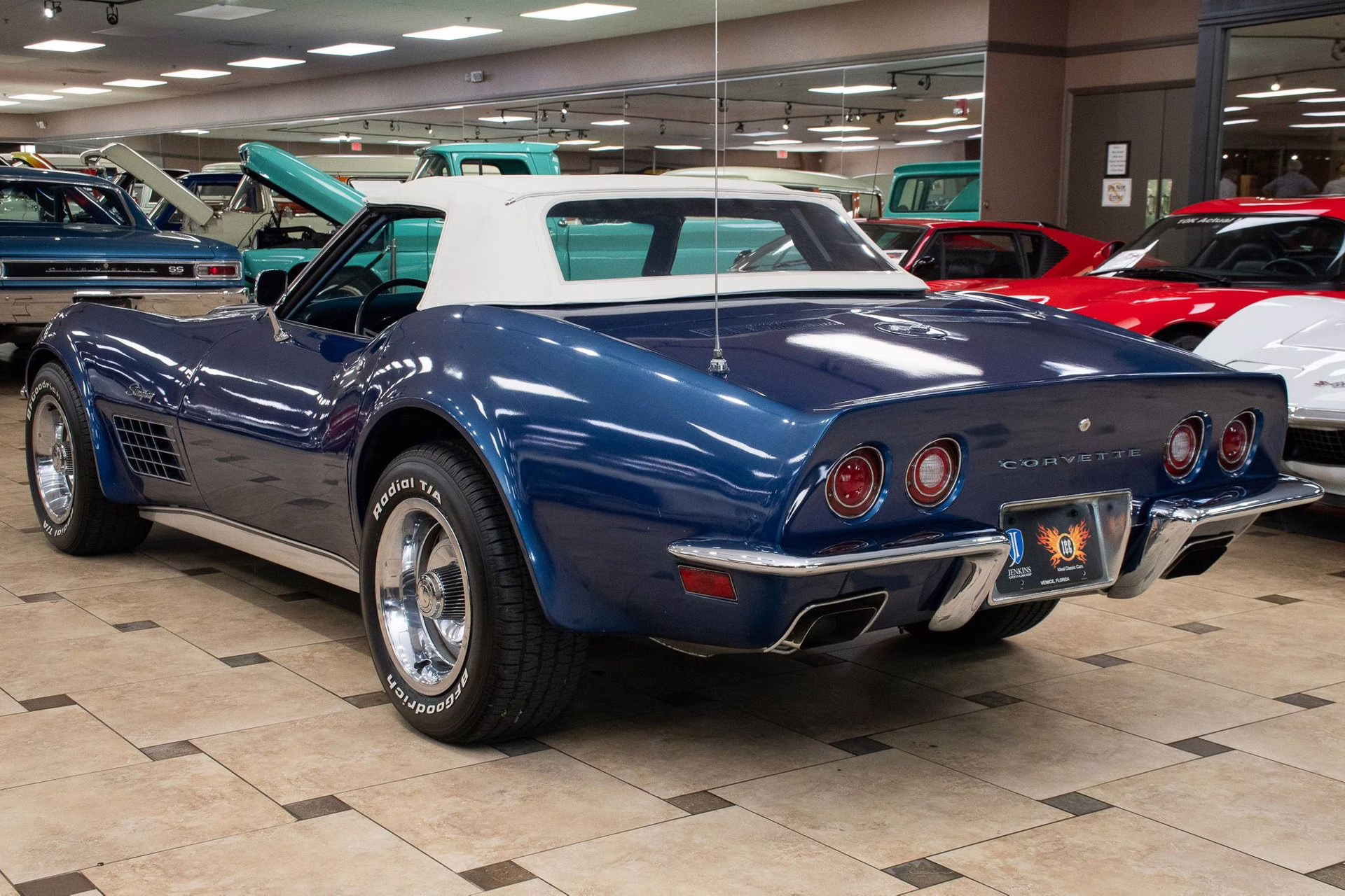 1972 Targa Blue Chevrolet Corvette