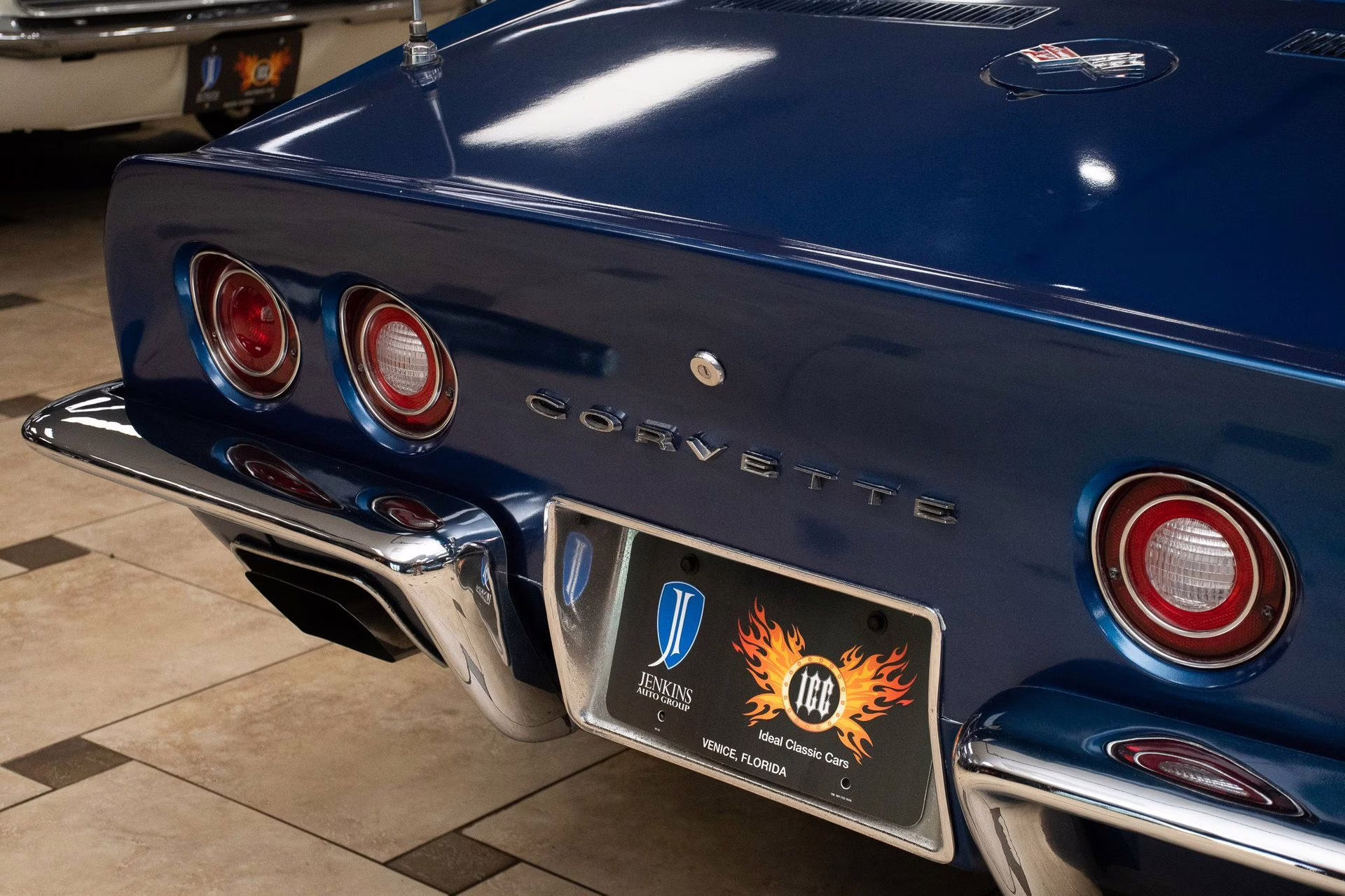 1972 Targa Blue Chevrolet Corvette