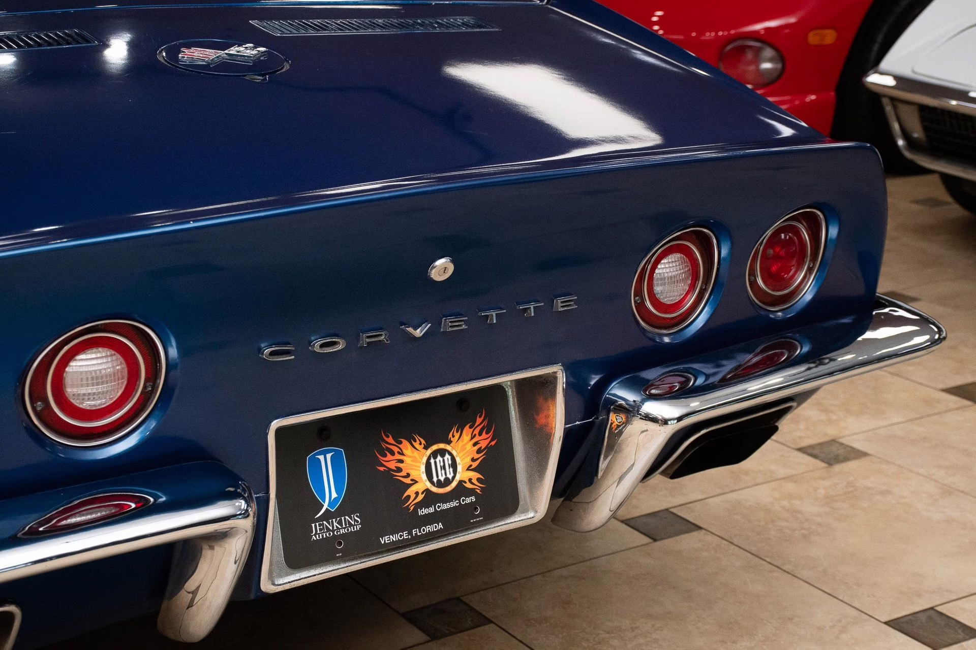 1972 Targa Blue Chevrolet Corvette