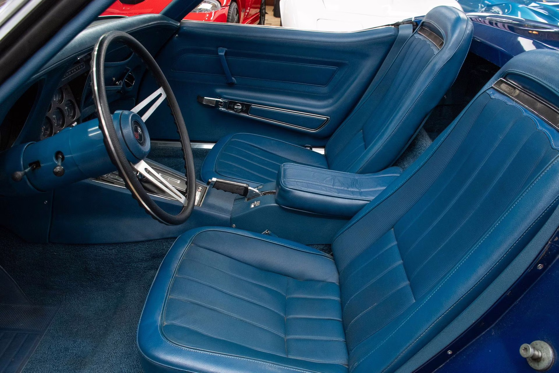 1972 Targa Blue Chevrolet Corvette