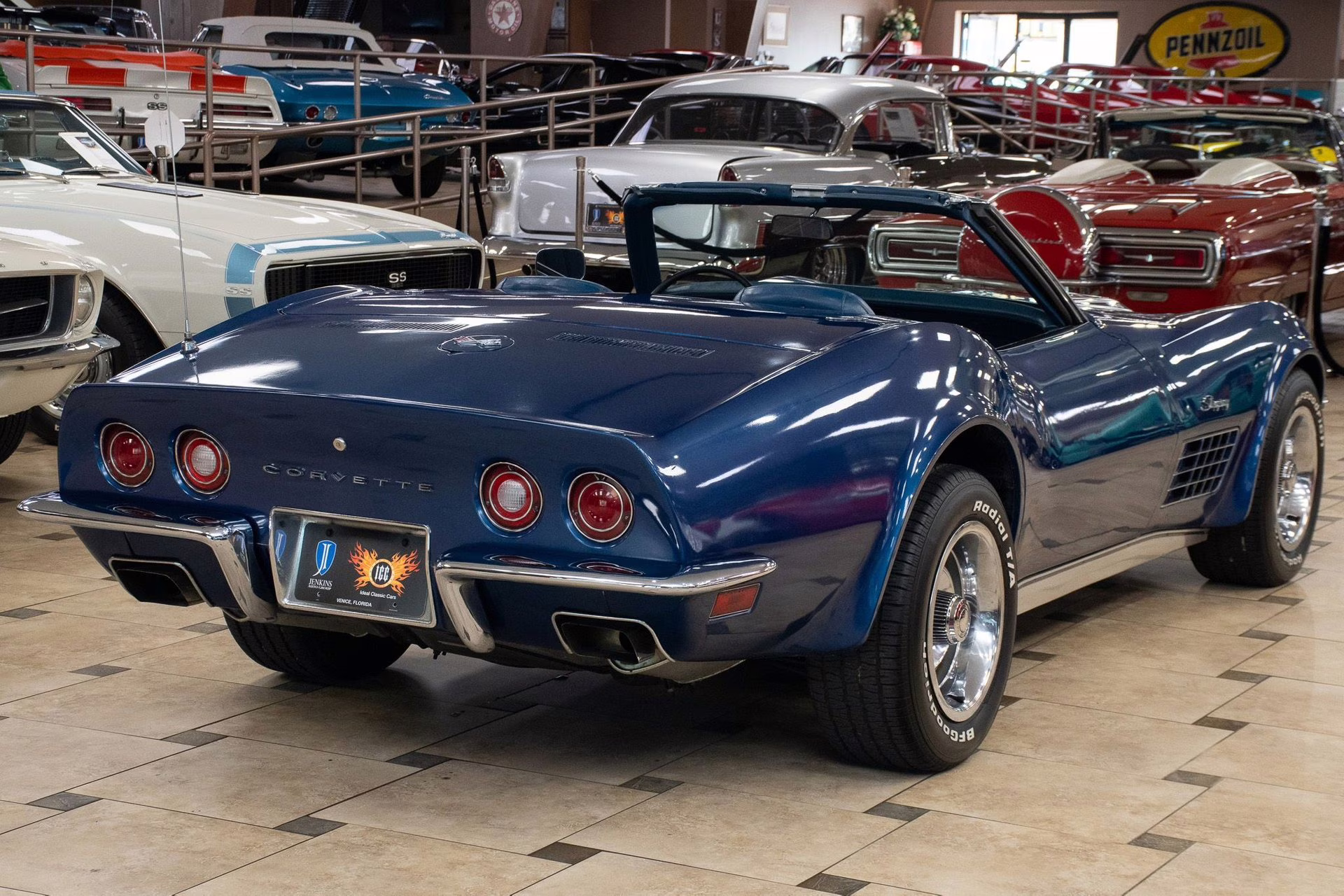 1972 Targa Blue Chevrolet Corvette