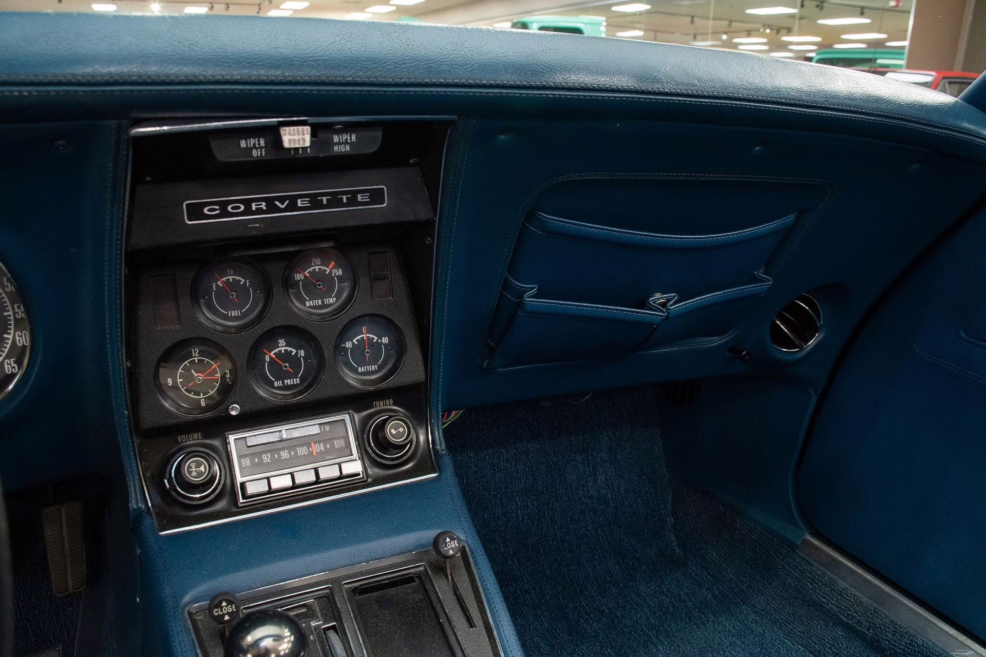 1972 Targa Blue Chevrolet Corvette
