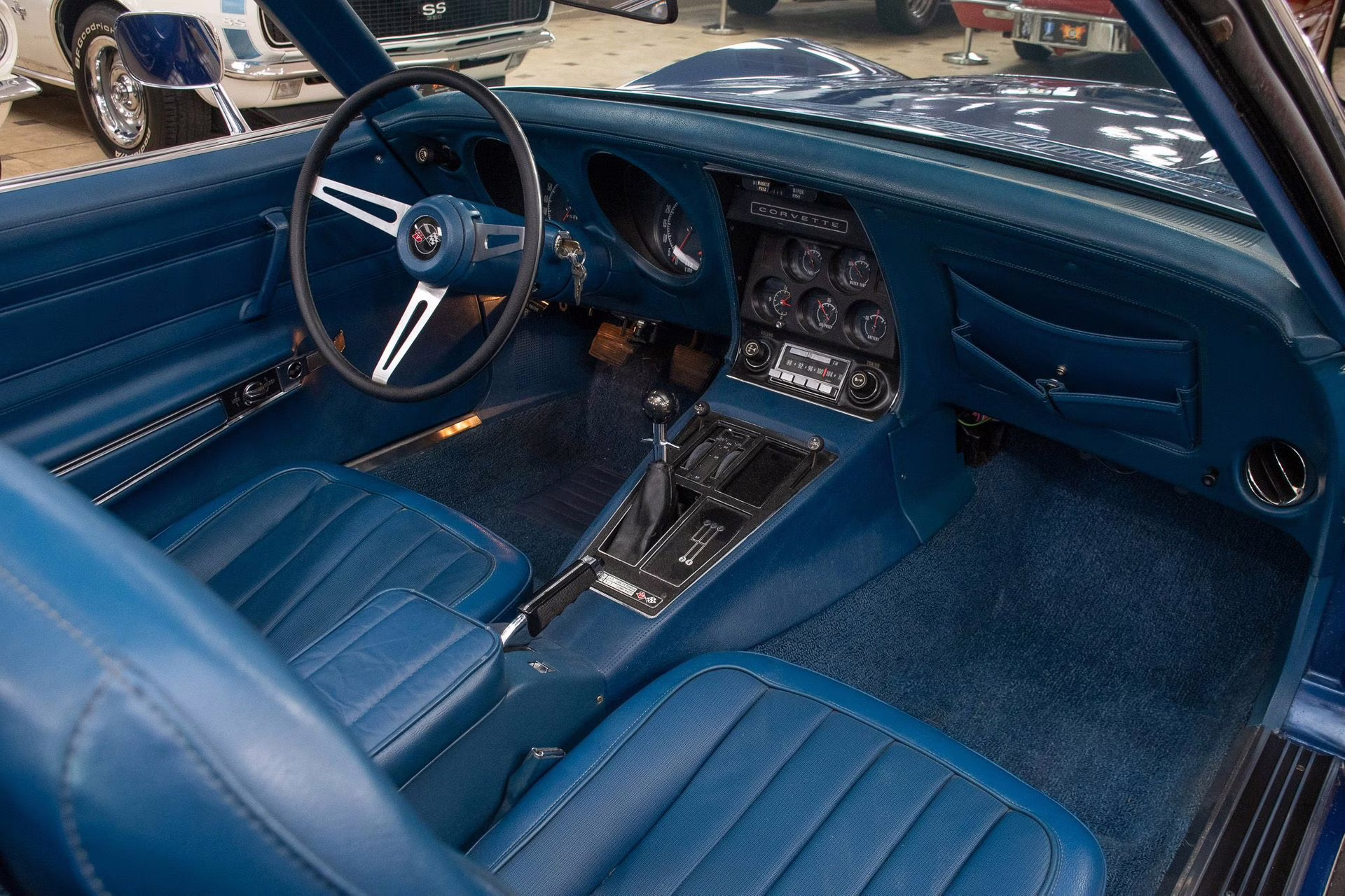 1972 Targa Blue Chevrolet Corvette