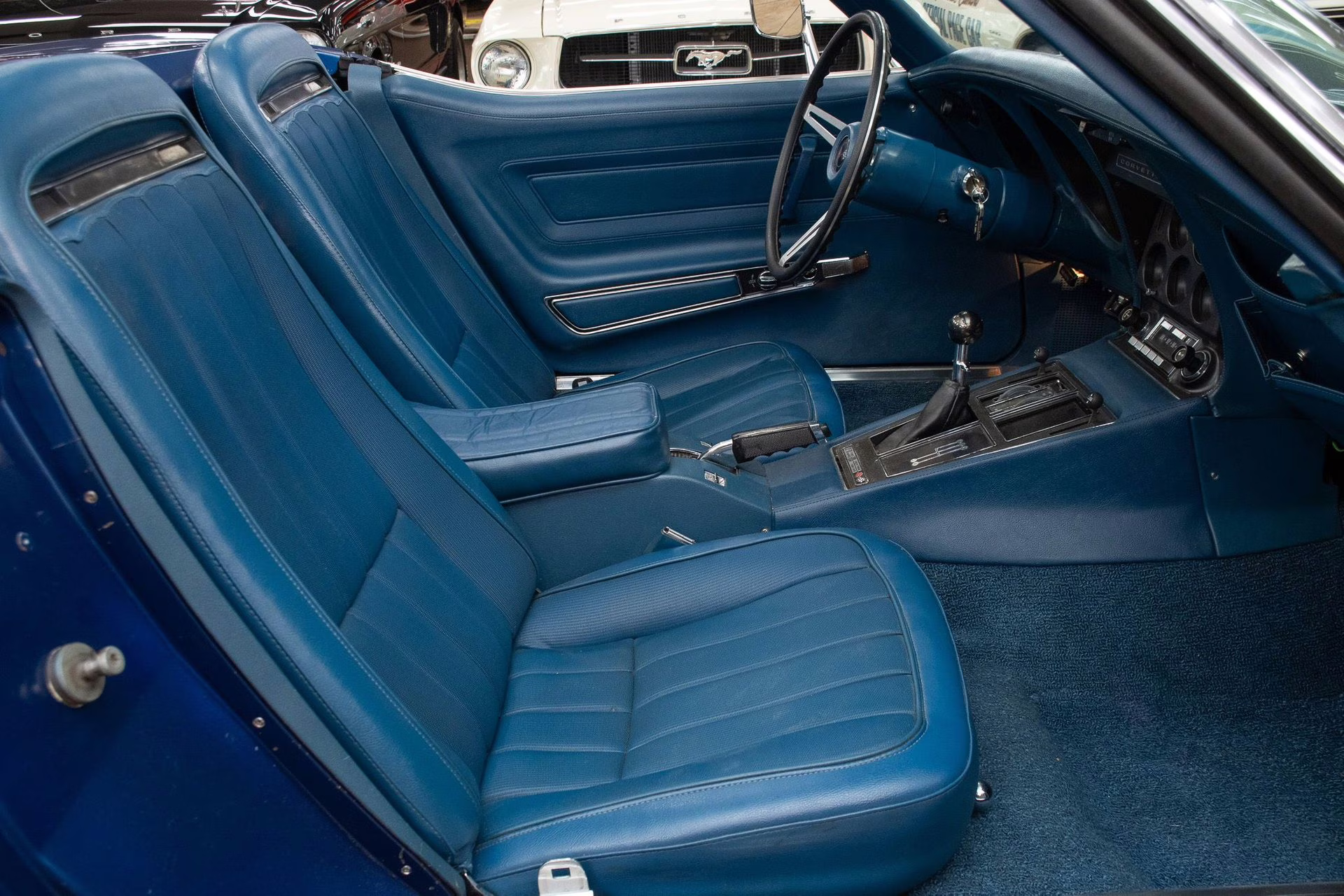 1972 Targa Blue Chevrolet Corvette