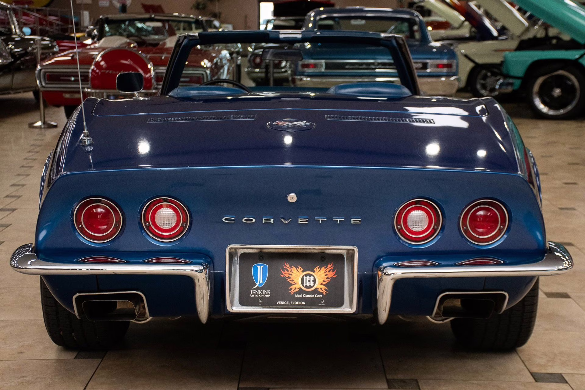 1972 Targa Blue Chevrolet Corvette