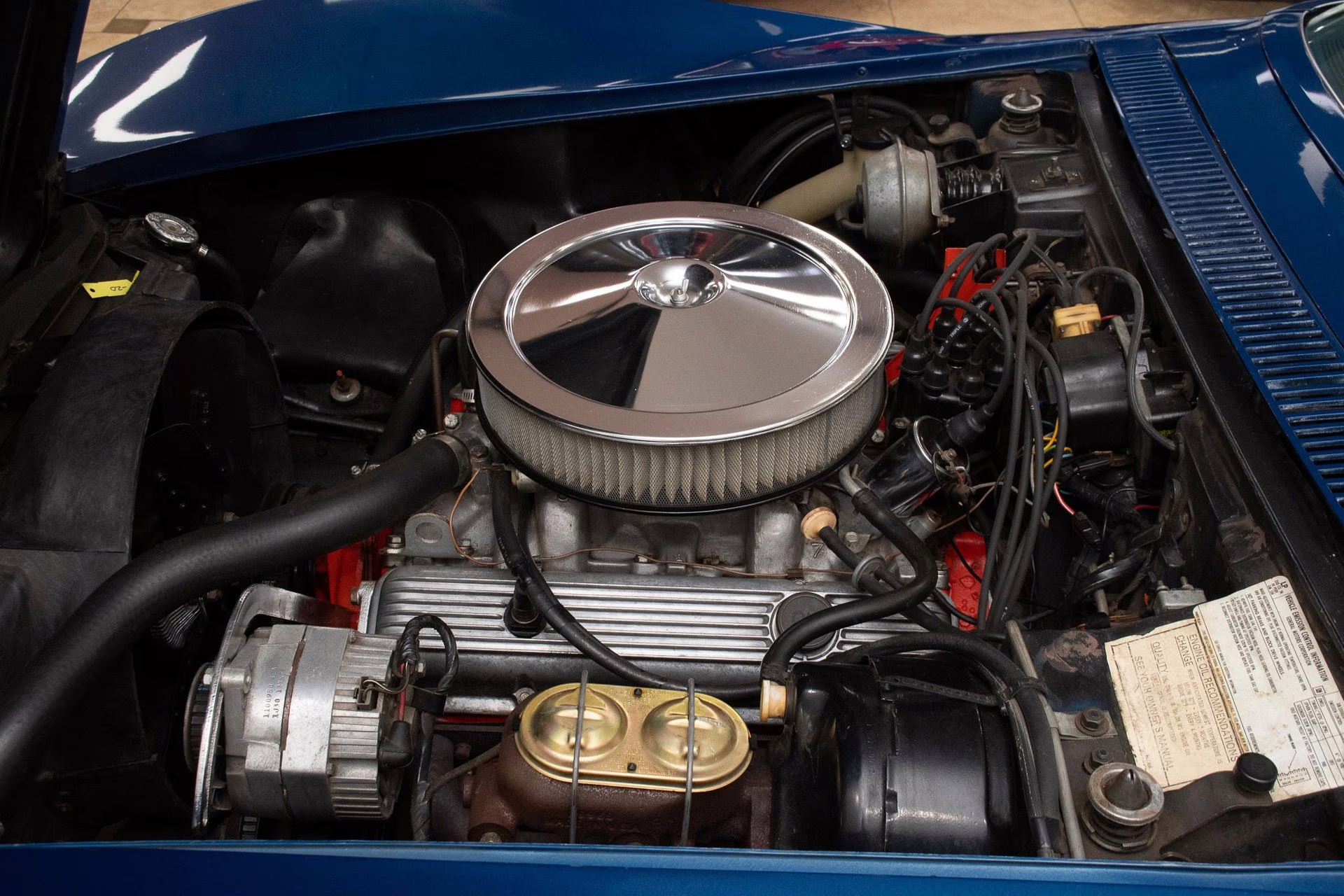 1972 Targa Blue Chevrolet Corvette