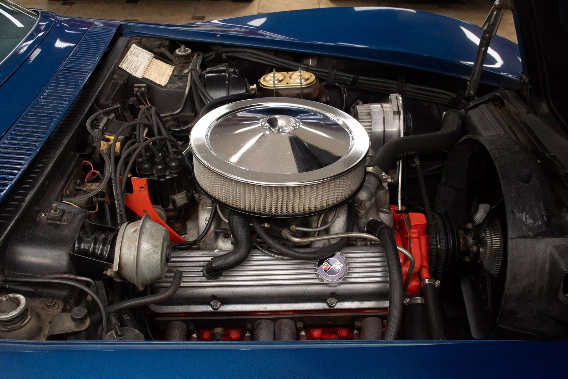 1972 Targa Blue Chevrolet Corvette