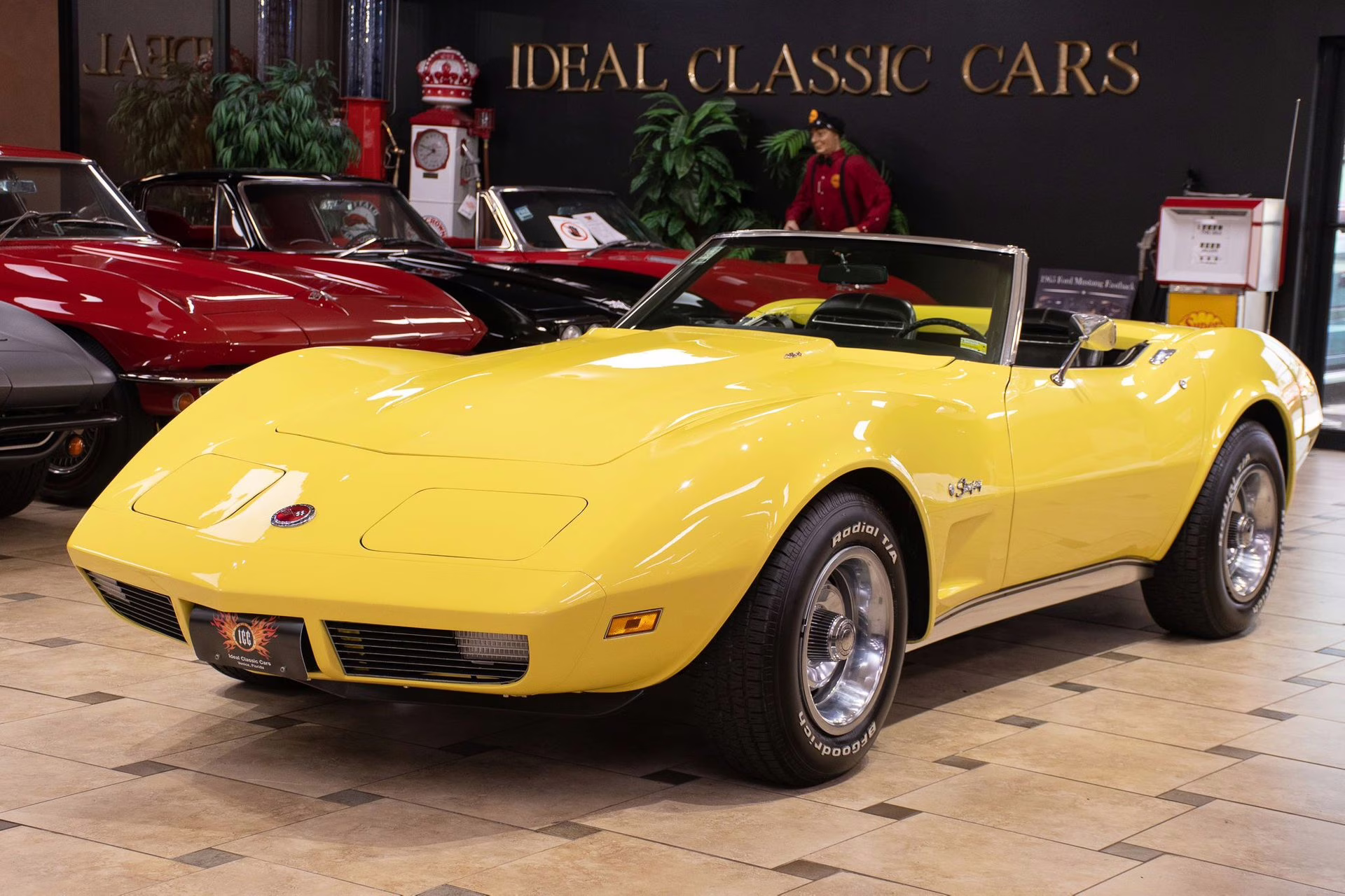 1974 Bright Yellow Chevrolet Corvette