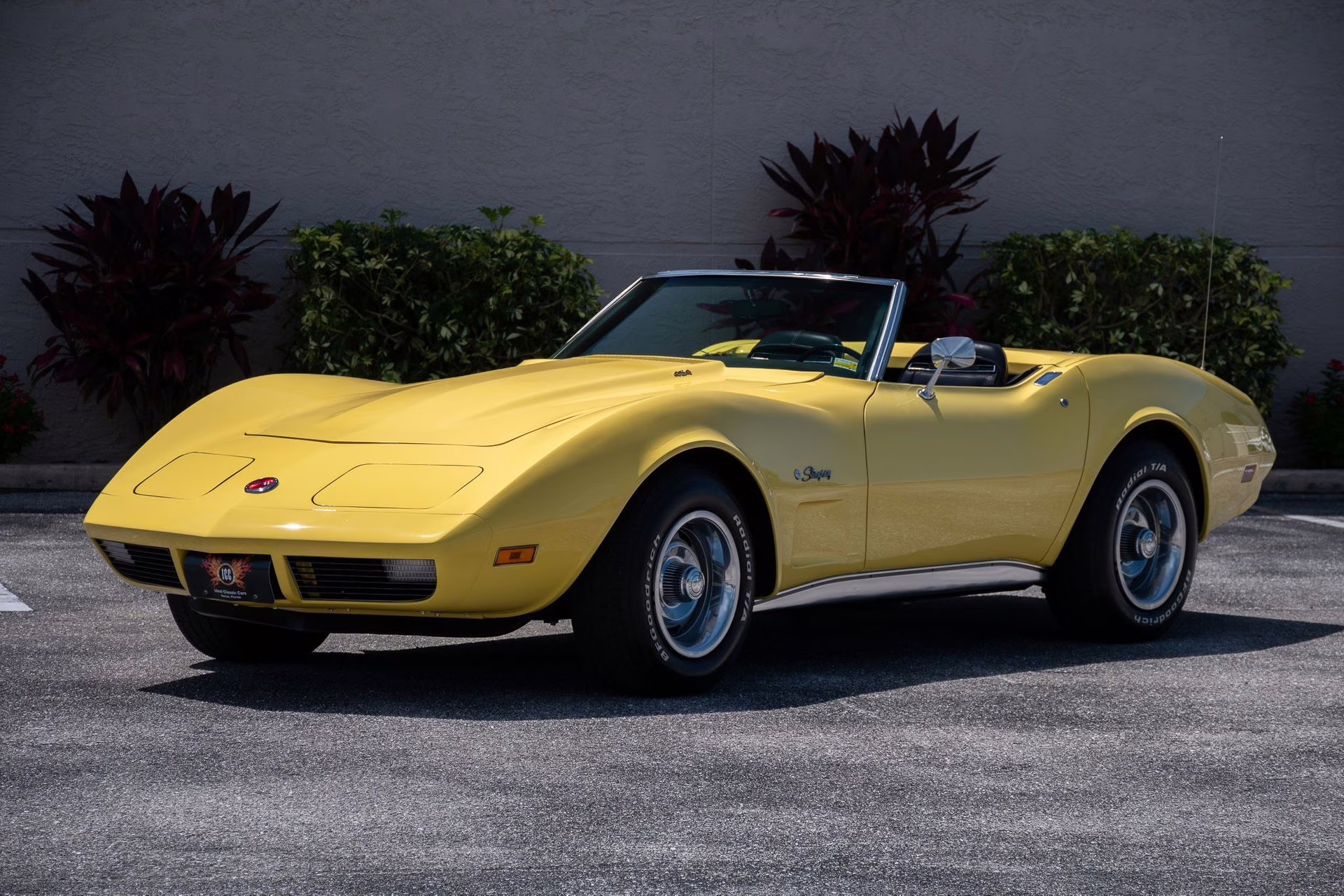 1974 Bright Yellow Chevrolet Corvette