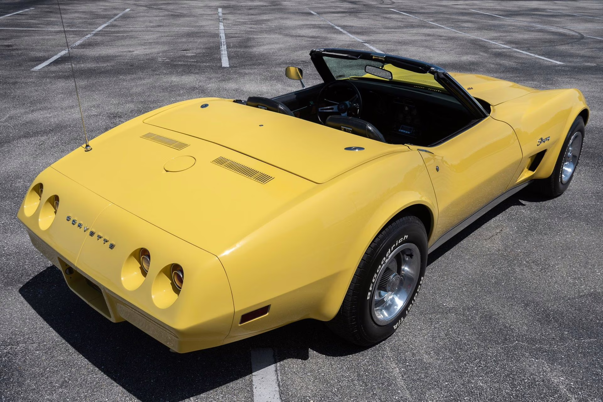 1974 Bright Yellow Chevrolet Corvette