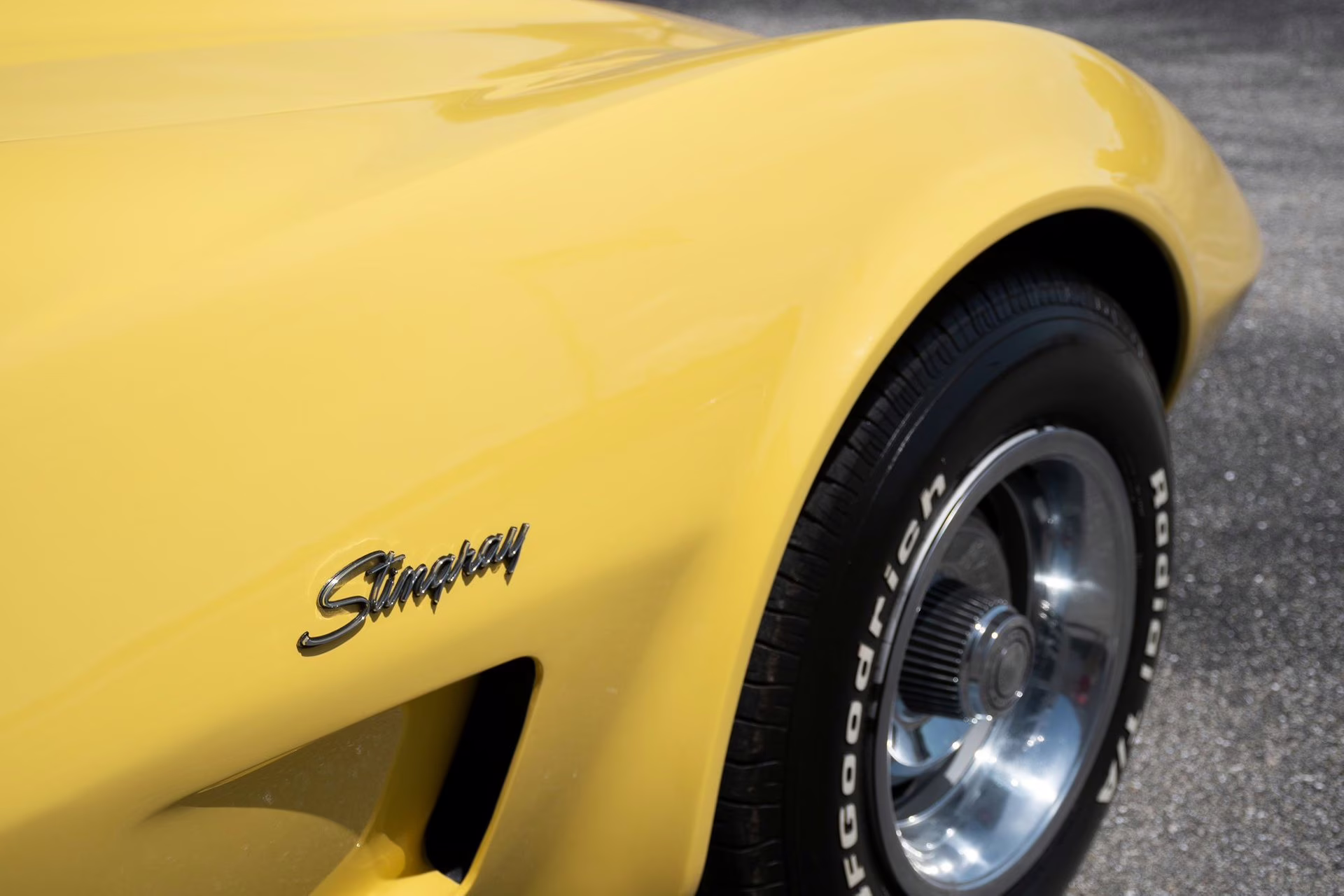 1974 Bright Yellow Chevrolet Corvette