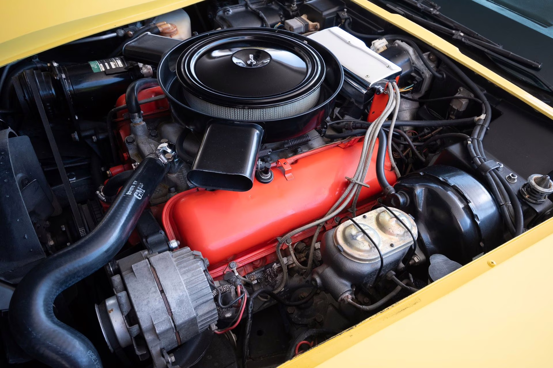 1974 Bright Yellow Chevrolet Corvette
