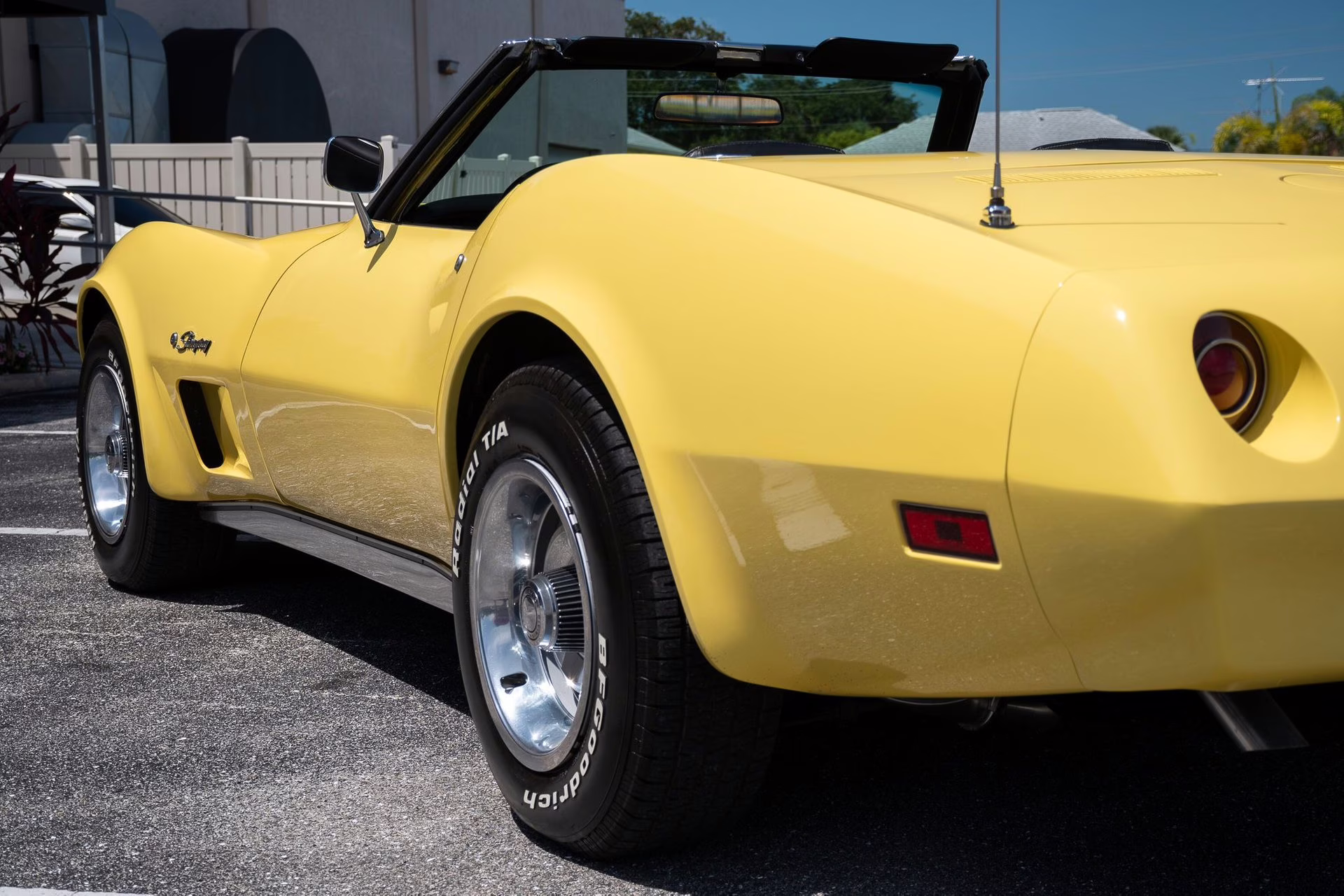 1974 Bright Yellow Chevrolet Corvette