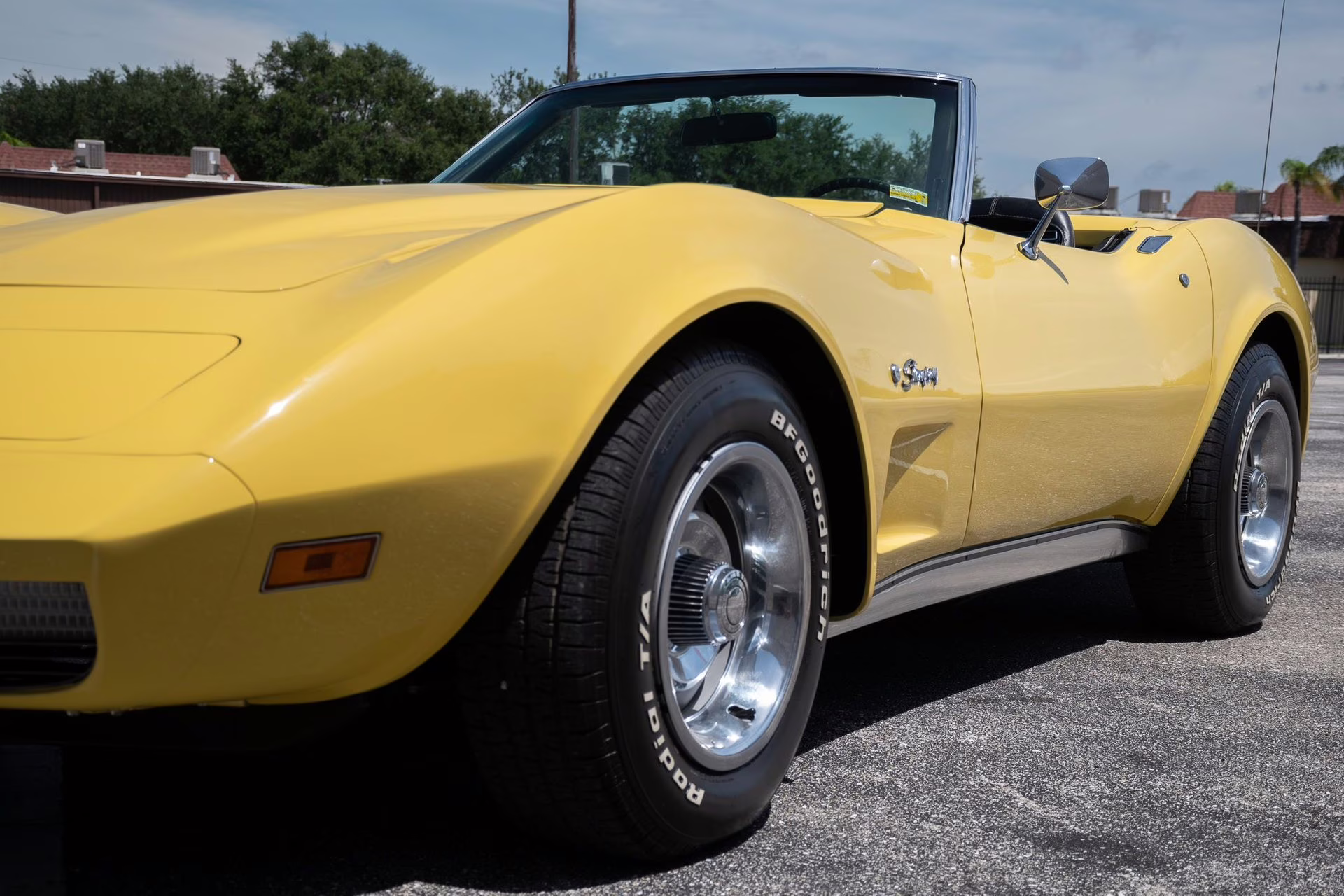 1974 Bright Yellow Chevrolet Corvette