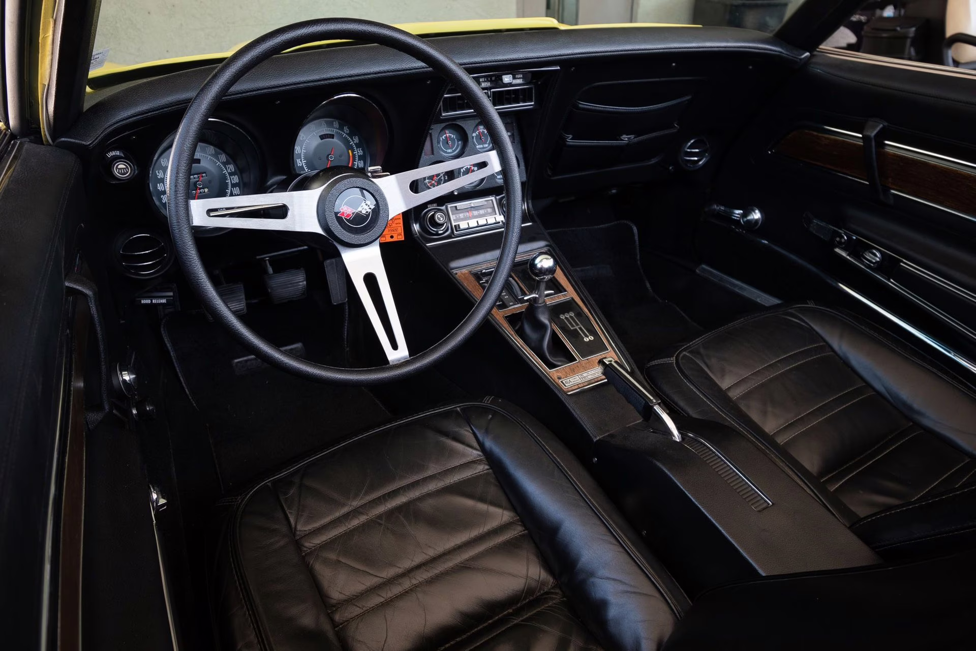 1974 Bright Yellow Chevrolet Corvette