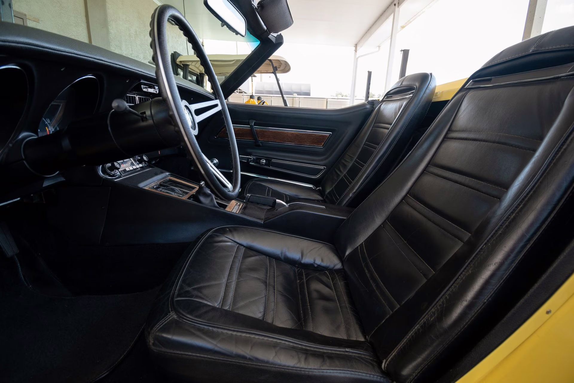 1974 Bright Yellow Chevrolet Corvette