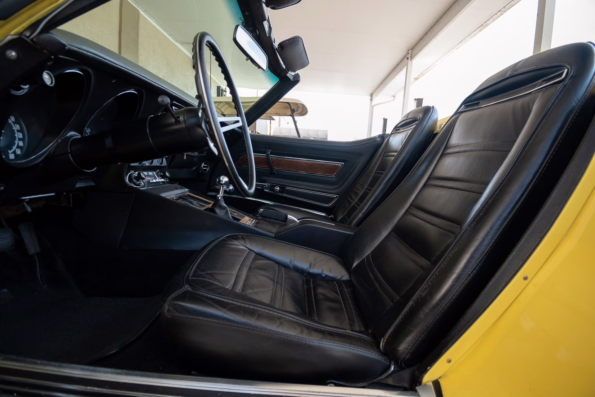 1974 Bright Yellow Chevrolet Corvette