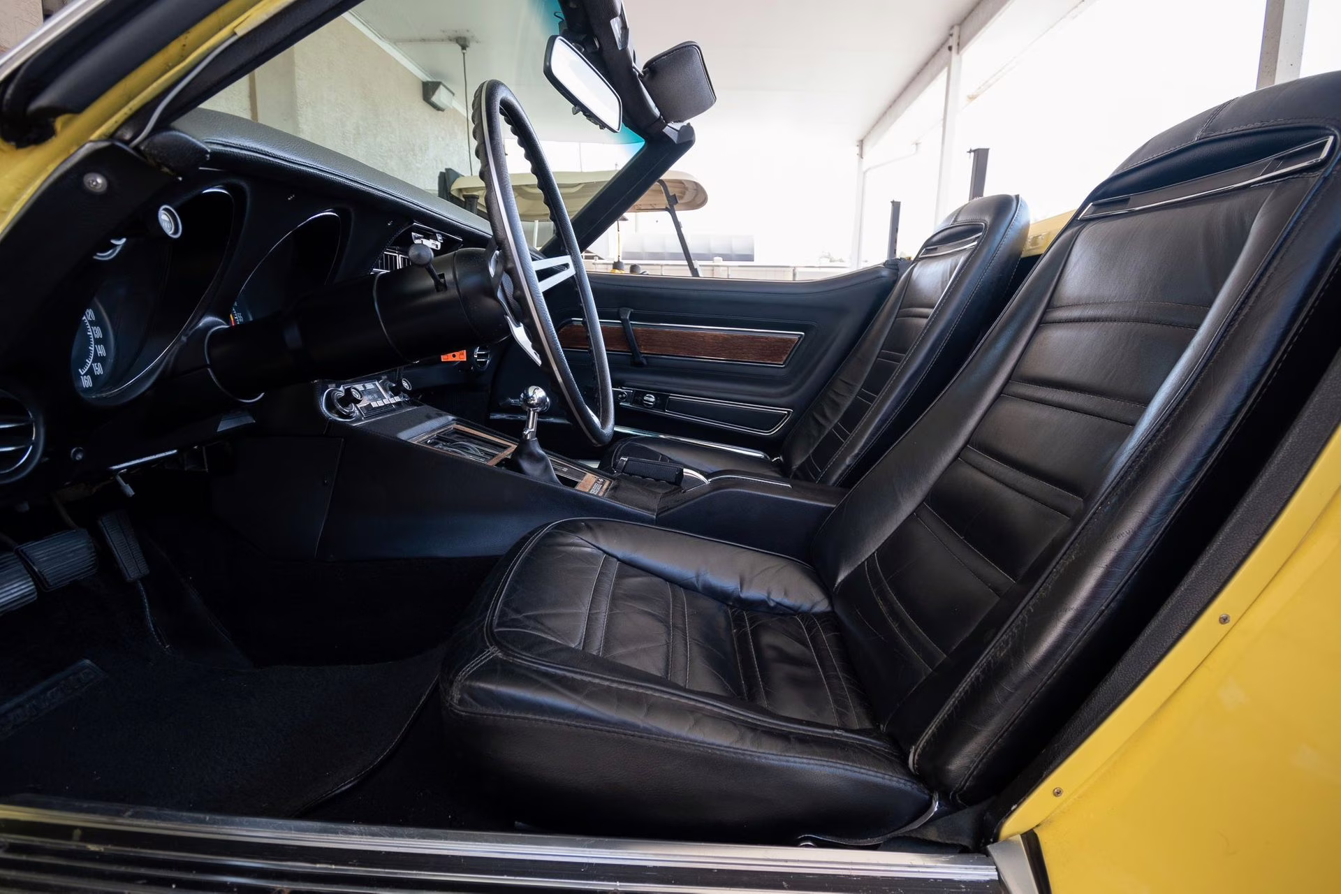 1974 Bright Yellow Chevrolet Corvette