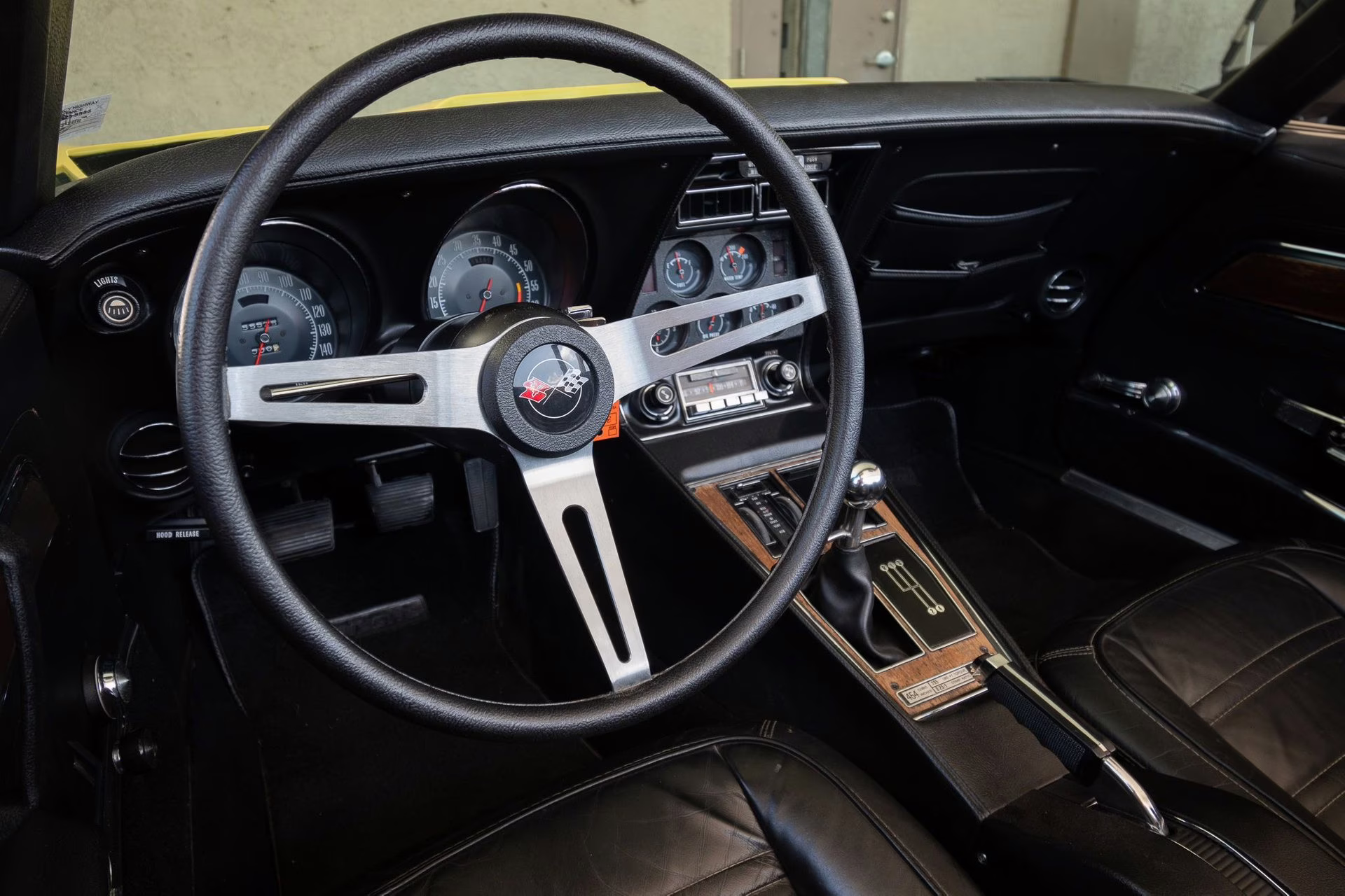 1974 Bright Yellow Chevrolet Corvette