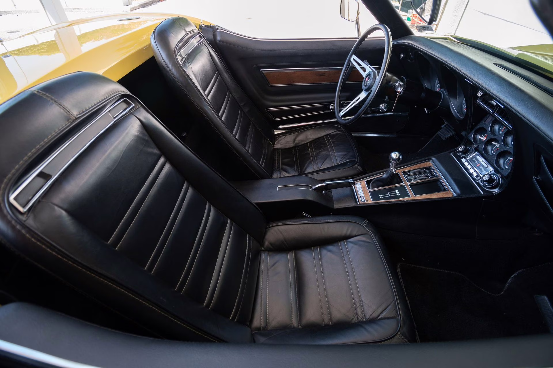 1974 Bright Yellow Chevrolet Corvette