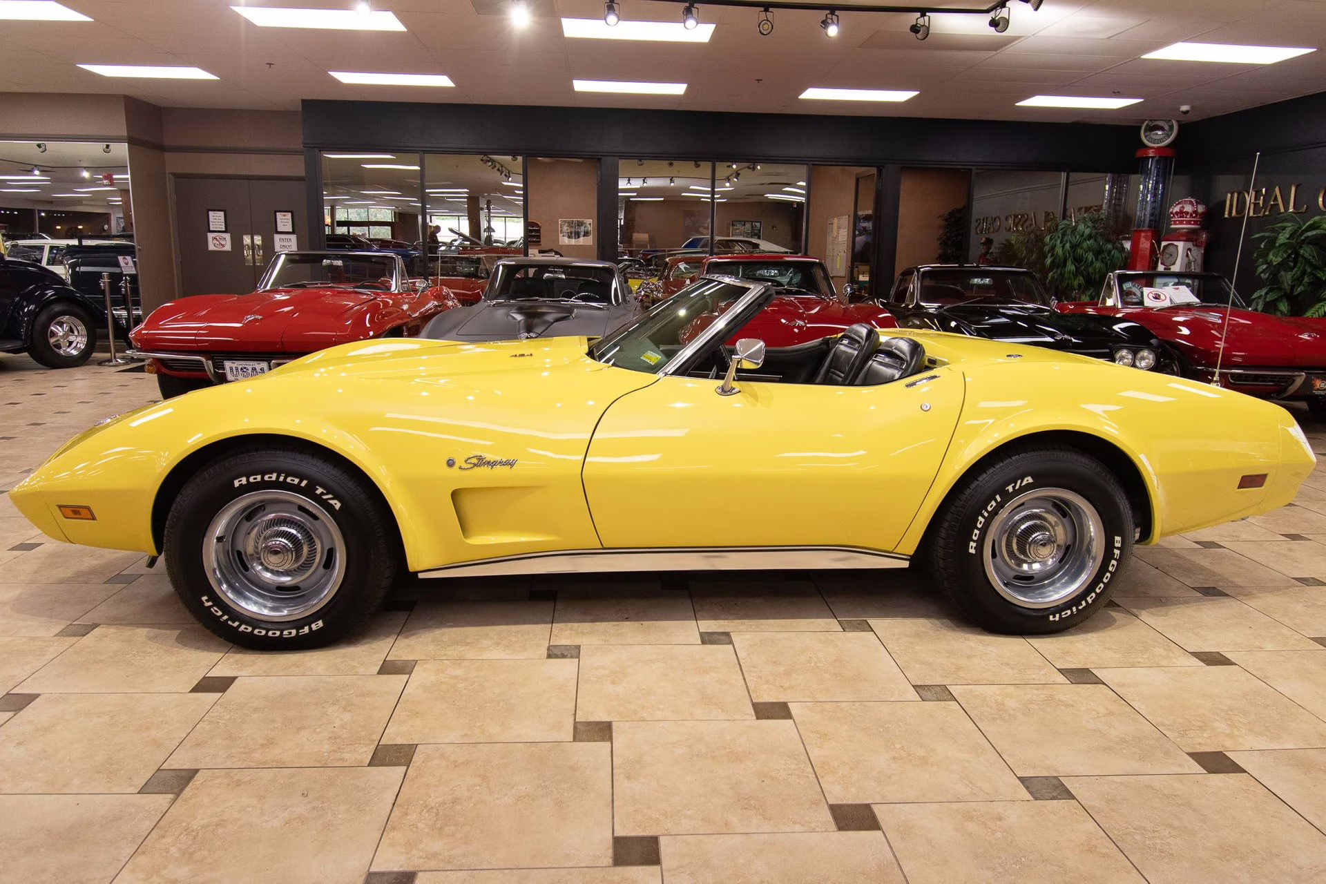 1974 Bright Yellow Chevrolet Corvette
