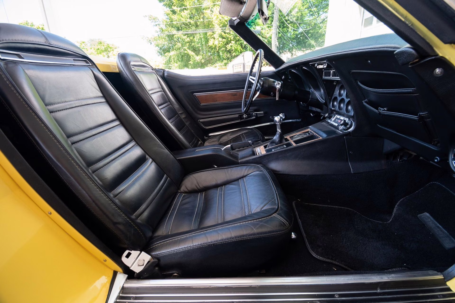 1974 Bright Yellow Chevrolet Corvette